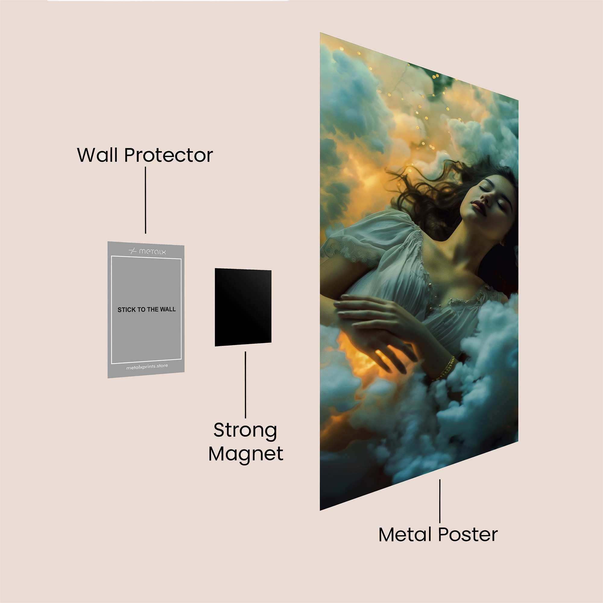 Dreamy Serenity Safe Wall Magnetic / M