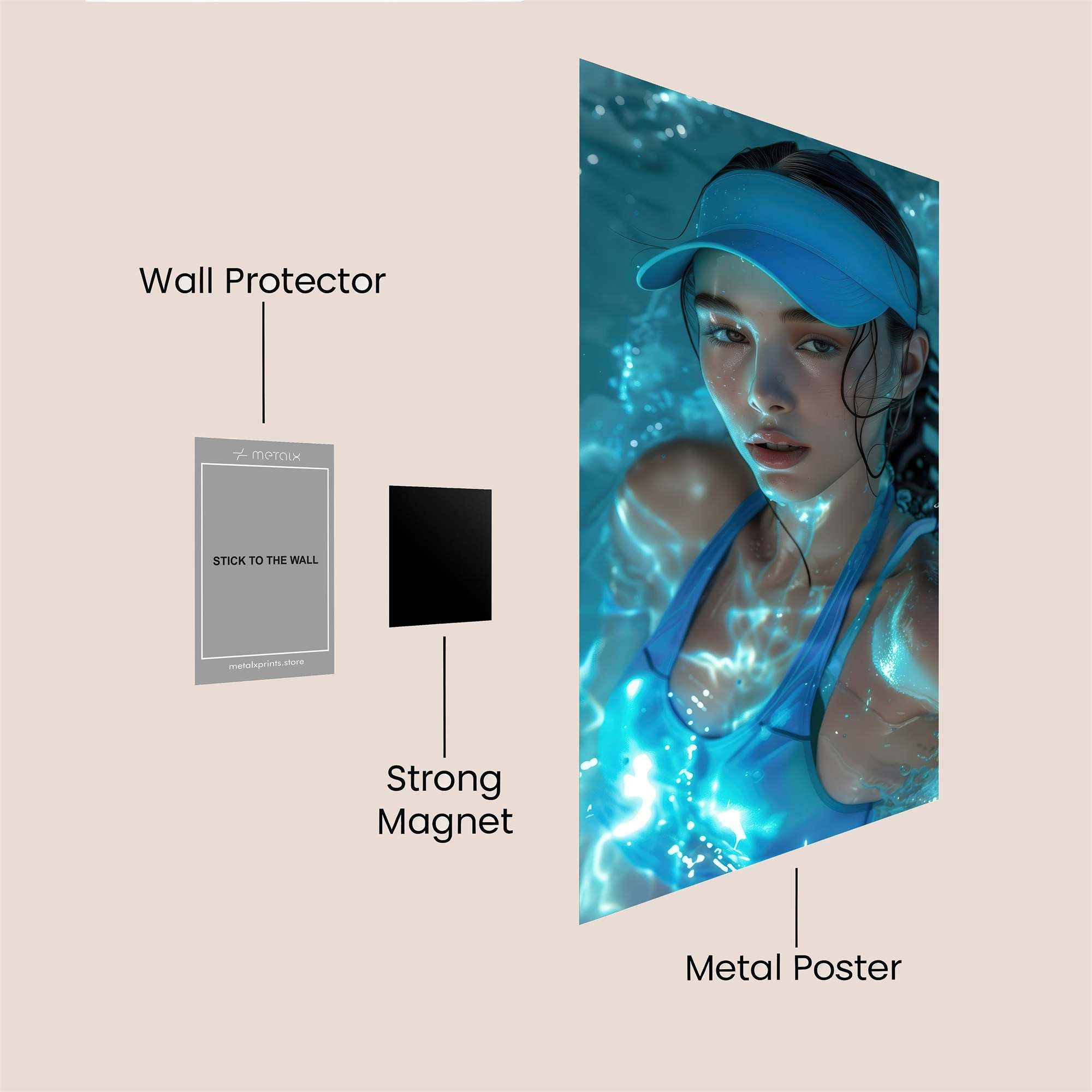 Aqua Serenity Safe Wall Magnetic / M