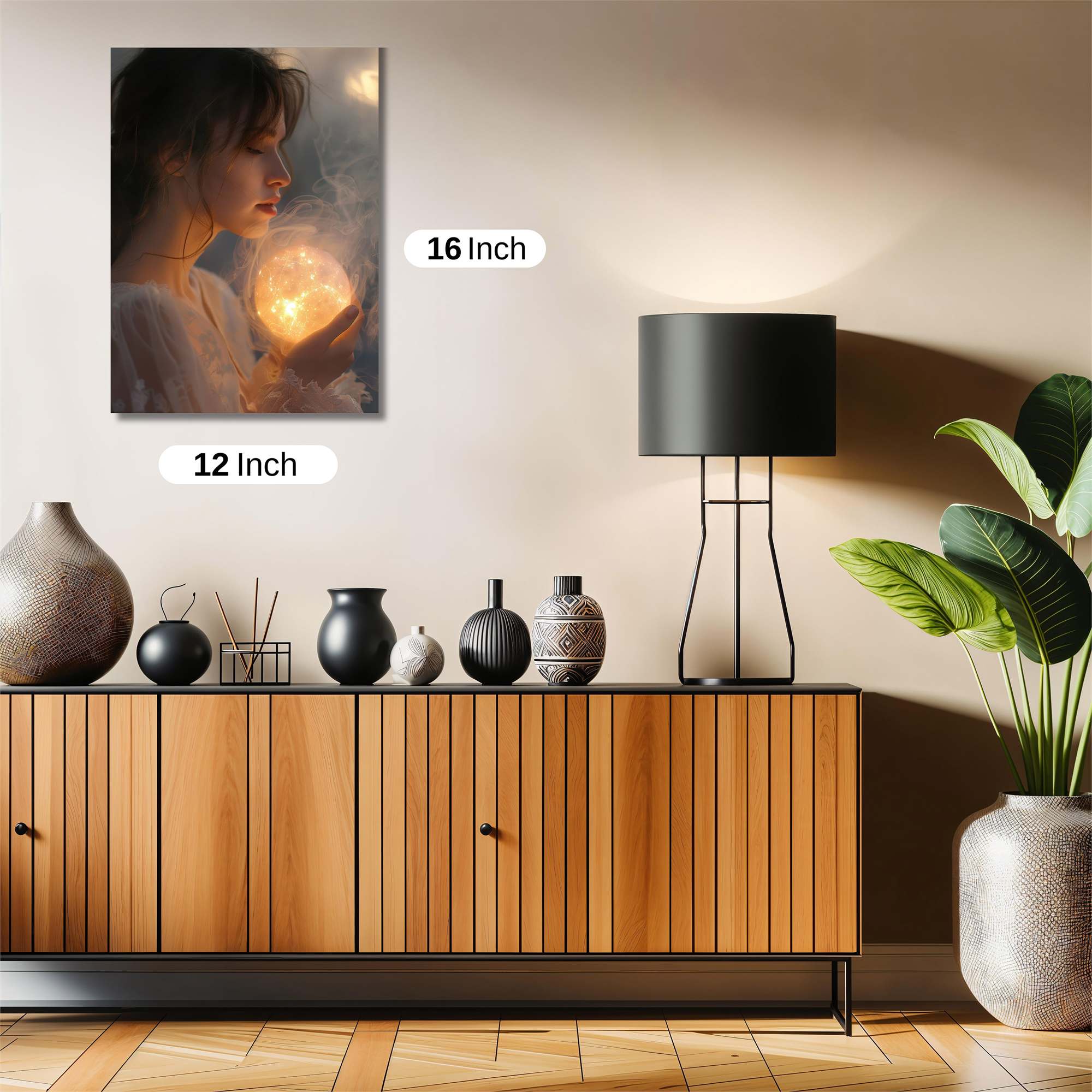 Glimmering Serenity Safe Wall Magnetic / M
