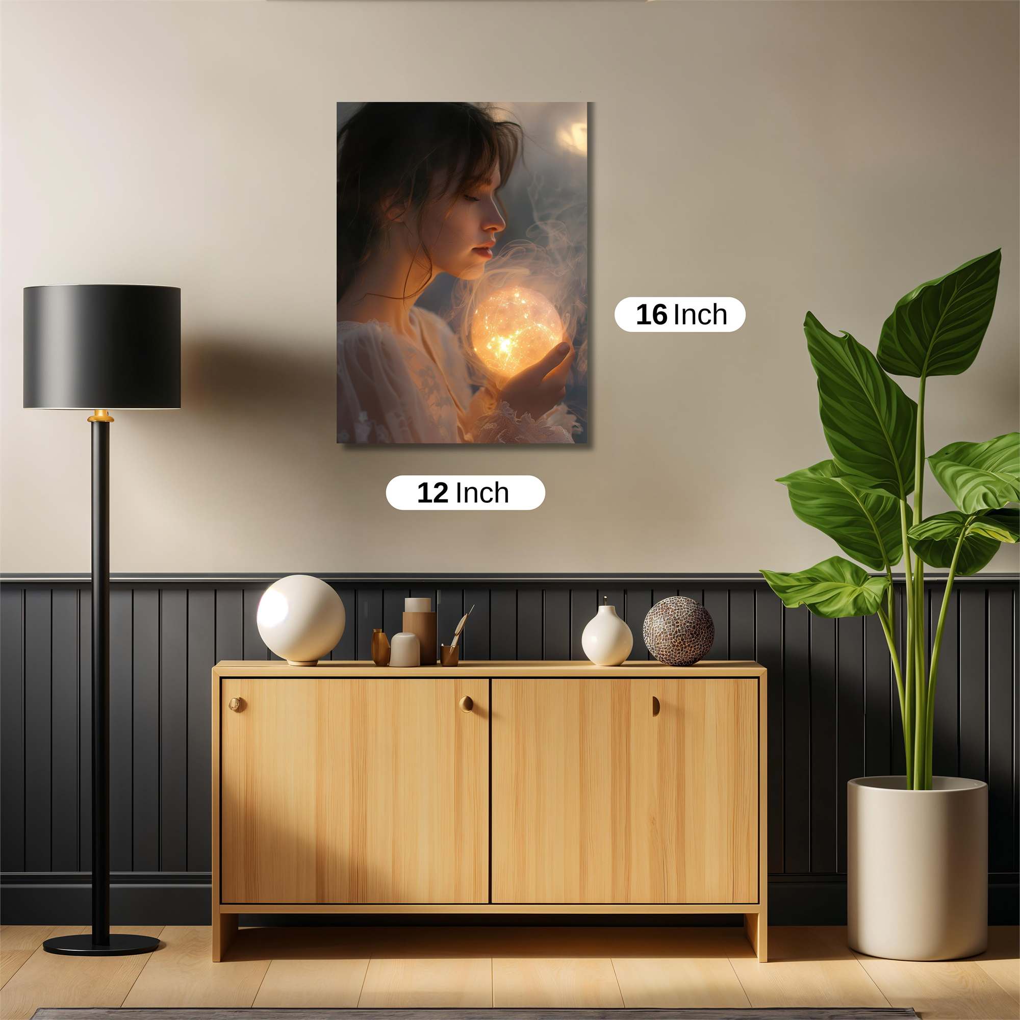 Glimmering Serenity Safe Wall Magnetic / M