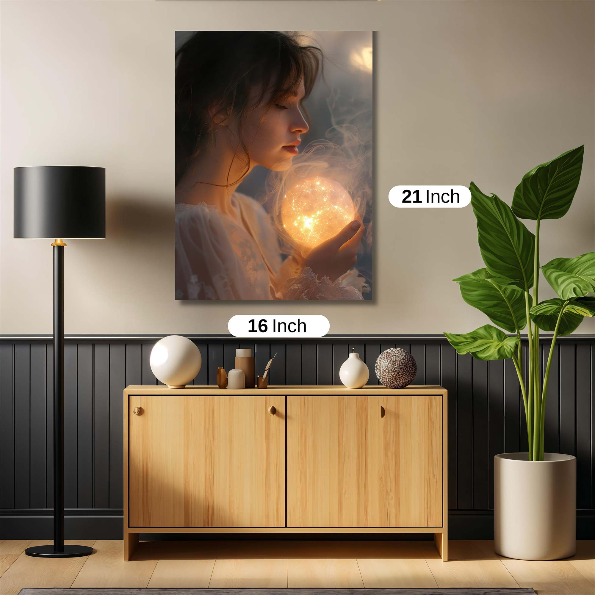 Glimmering Serenity Safe Wall Magnetic / M