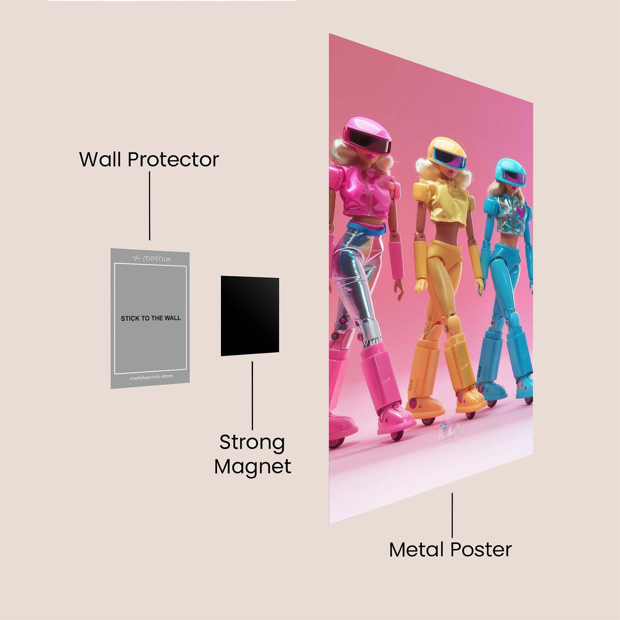 Robot Radiance Safe Wall Magnetic / M