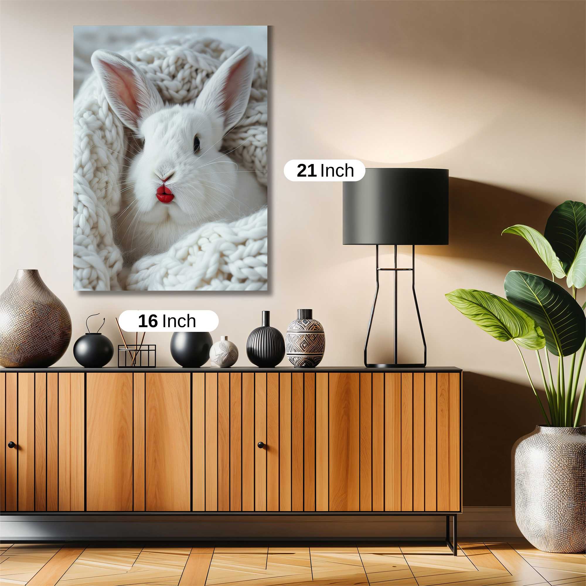 Rabbit Glamour Safe Wall Magnetic / M