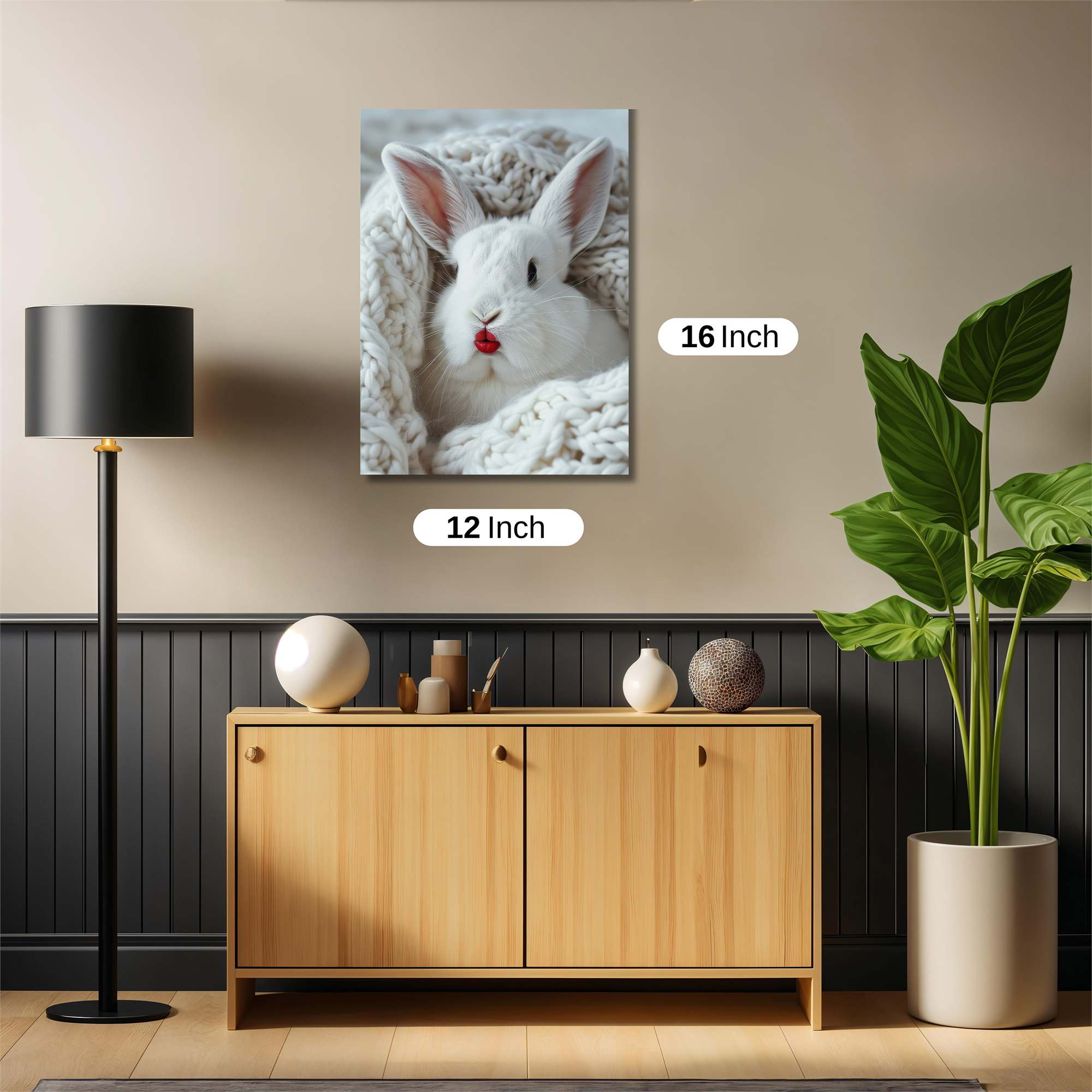 Rabbit Glamour Safe Wall Magnetic / M