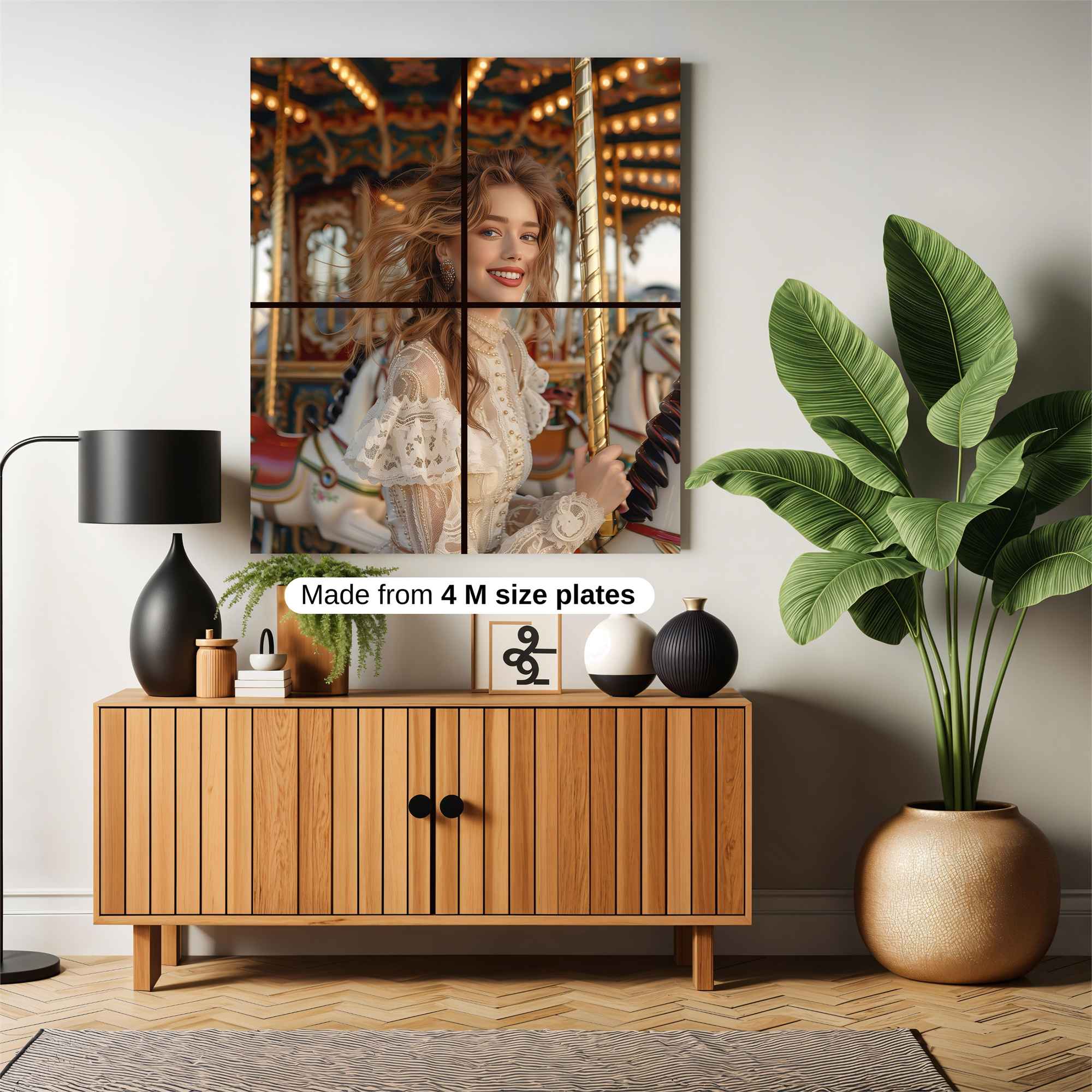 Carousel Whimsy Safe Wall Magnetic / M