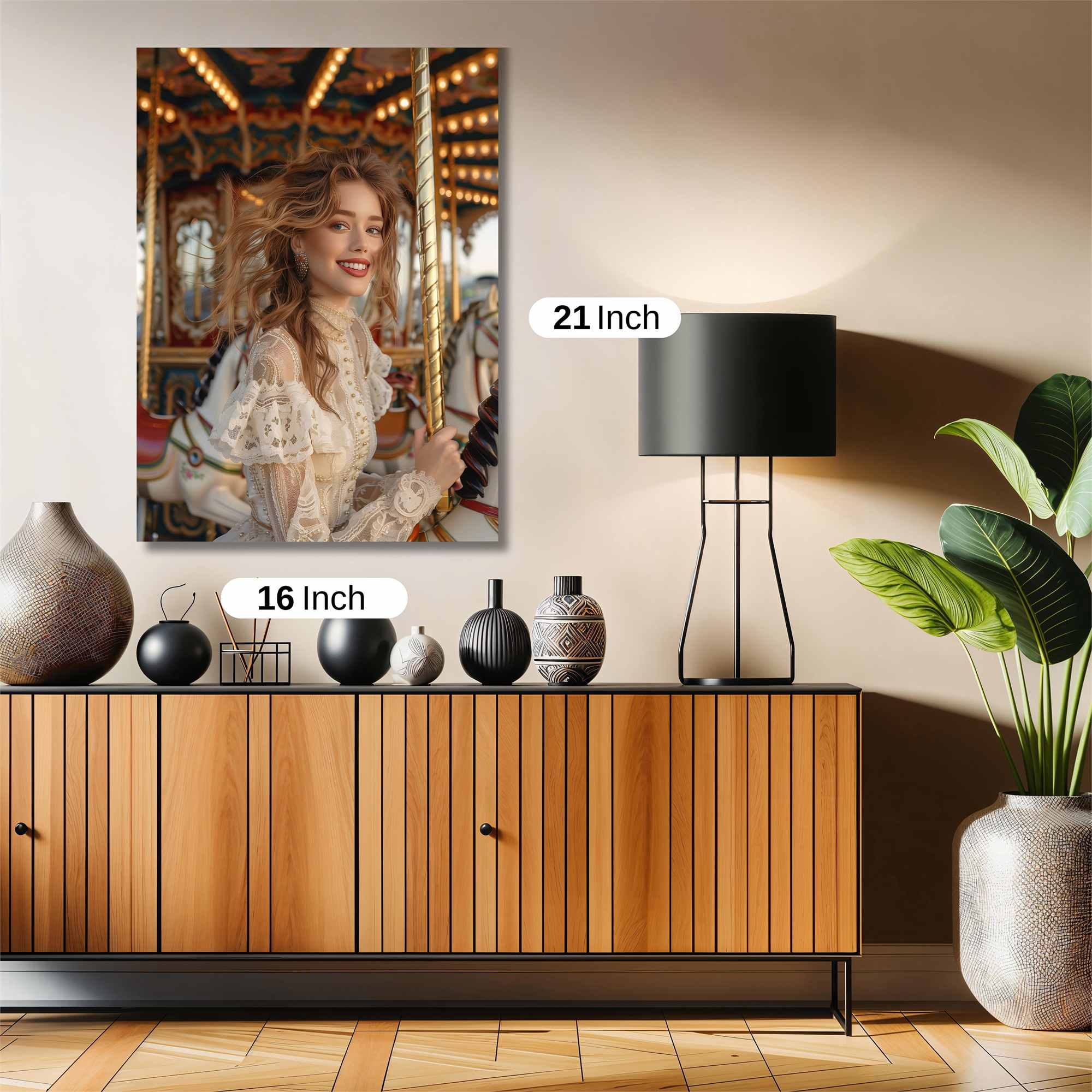 Carousel Whimsy Safe Wall Magnetic / M