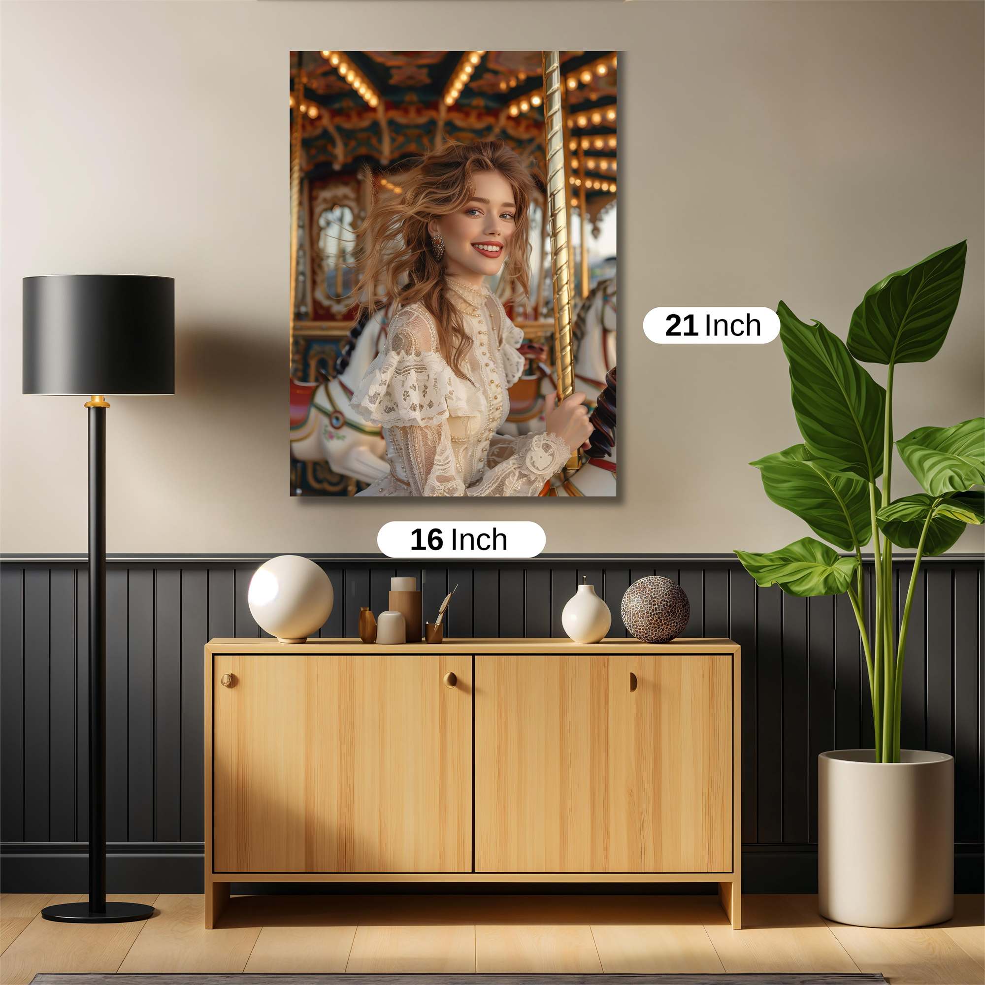 Carousel Whimsy Safe Wall Magnetic / M