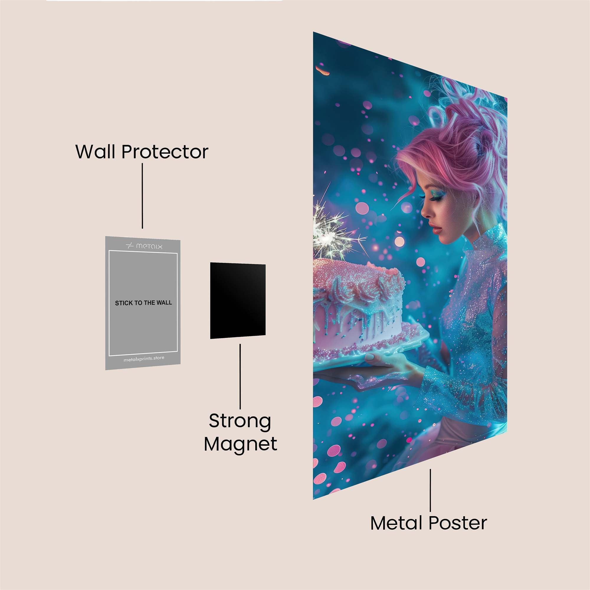 FairyWhimsy Safe Wall Magnetic / M