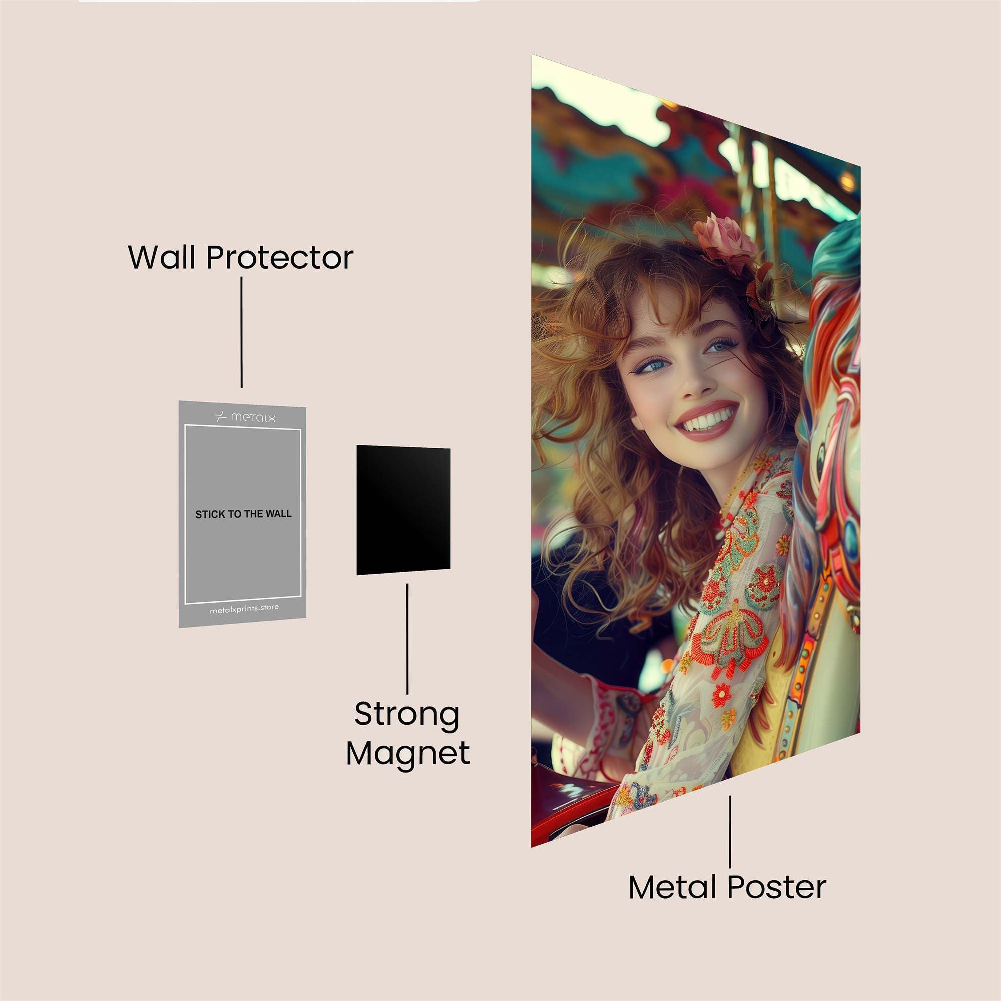 Carousel Joy Safe Wall Magnetic / M