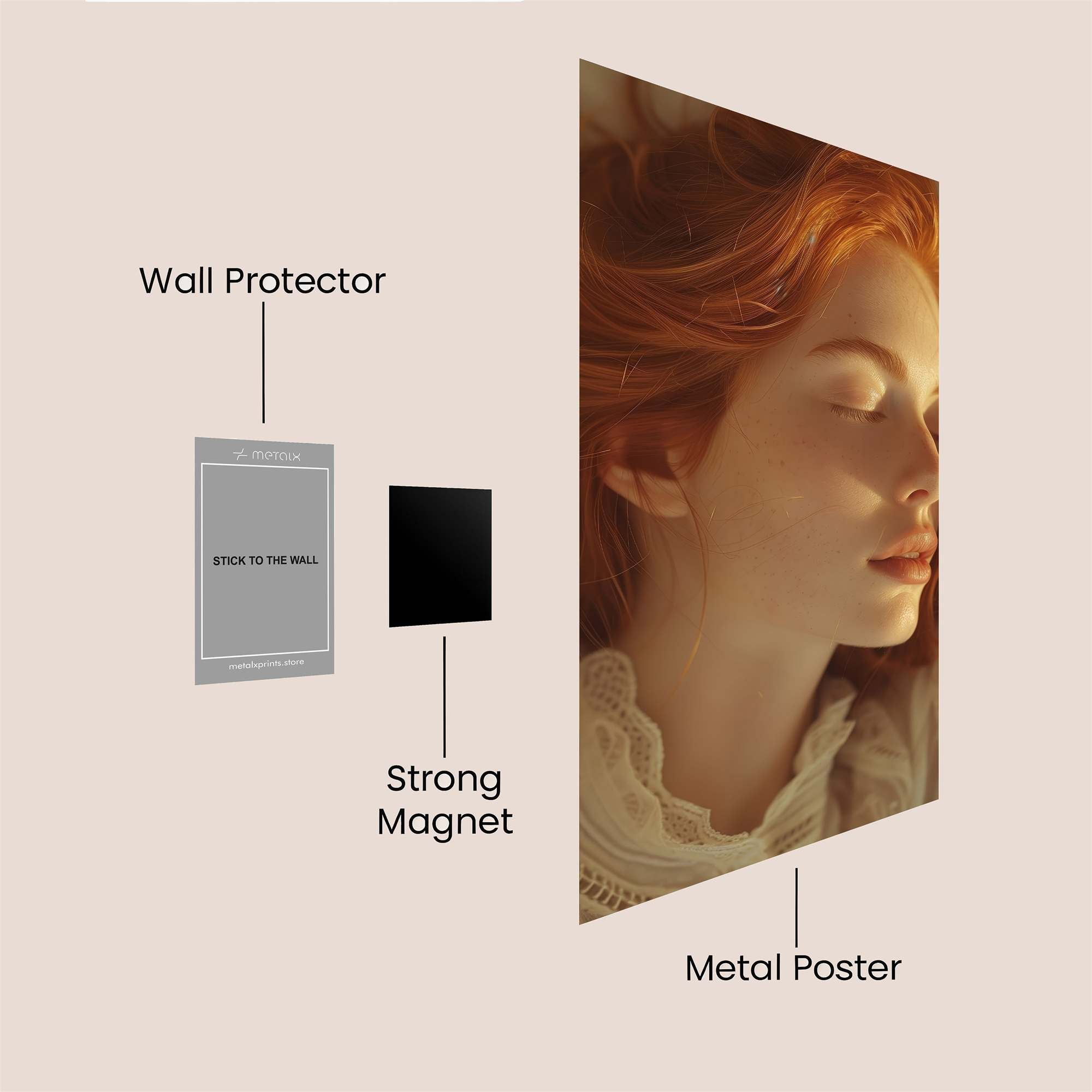 Sunlit Serenity Safe Wall Magnetic / M
