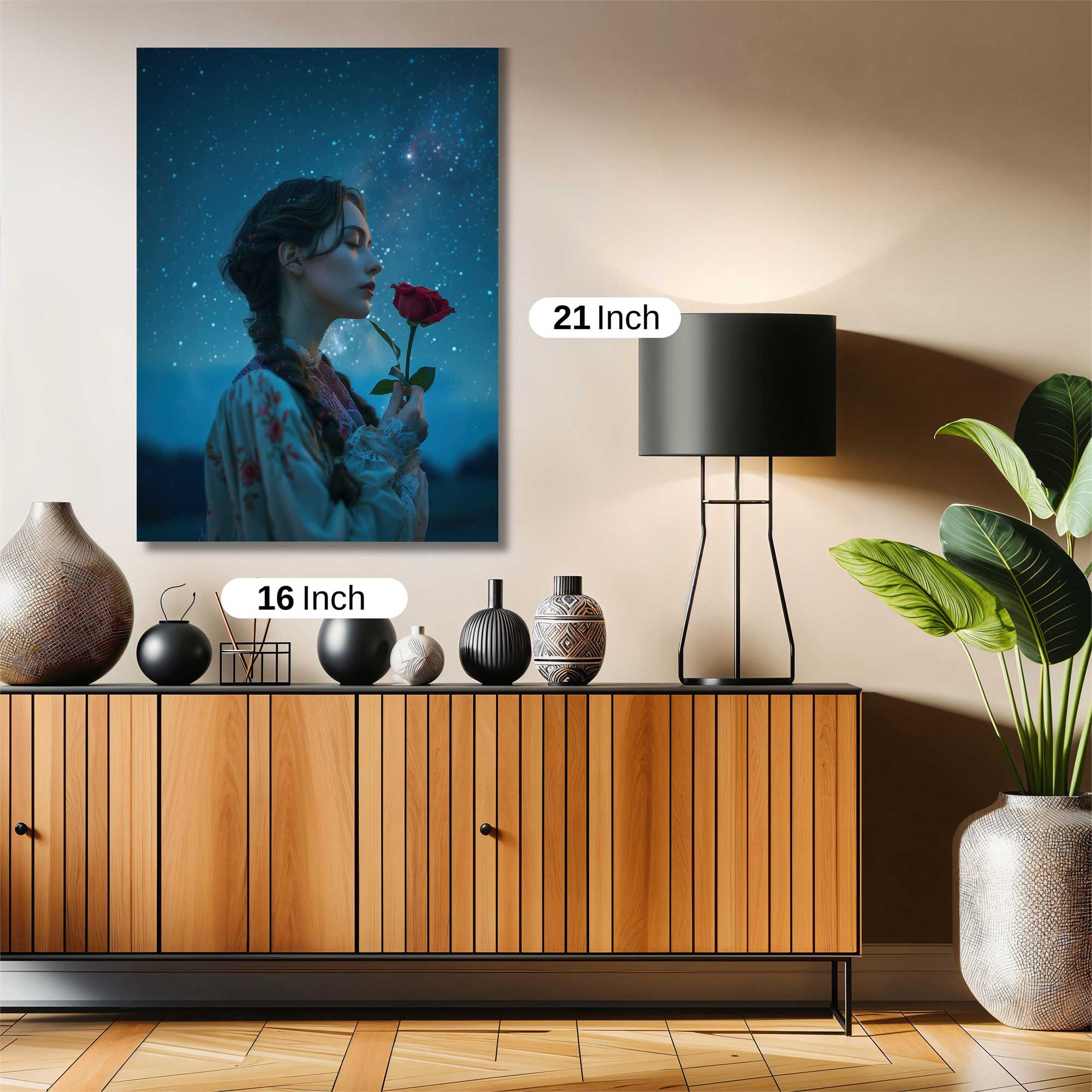 Rose Whispers Safe Wall Magnetic / M