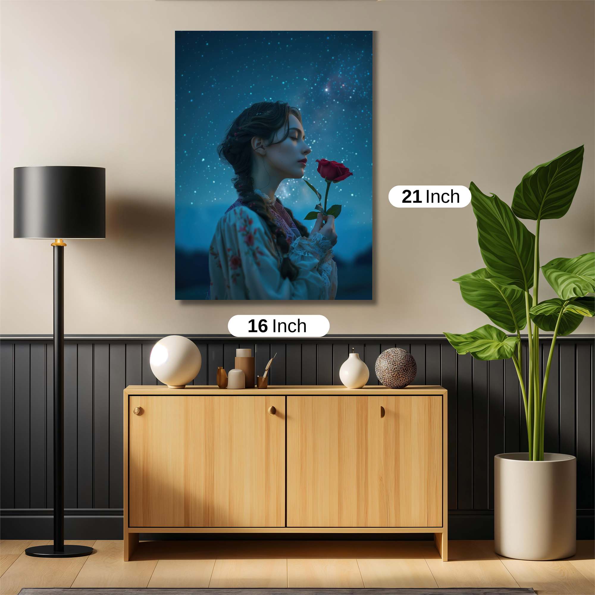 Rose Whispers Safe Wall Magnetic / M