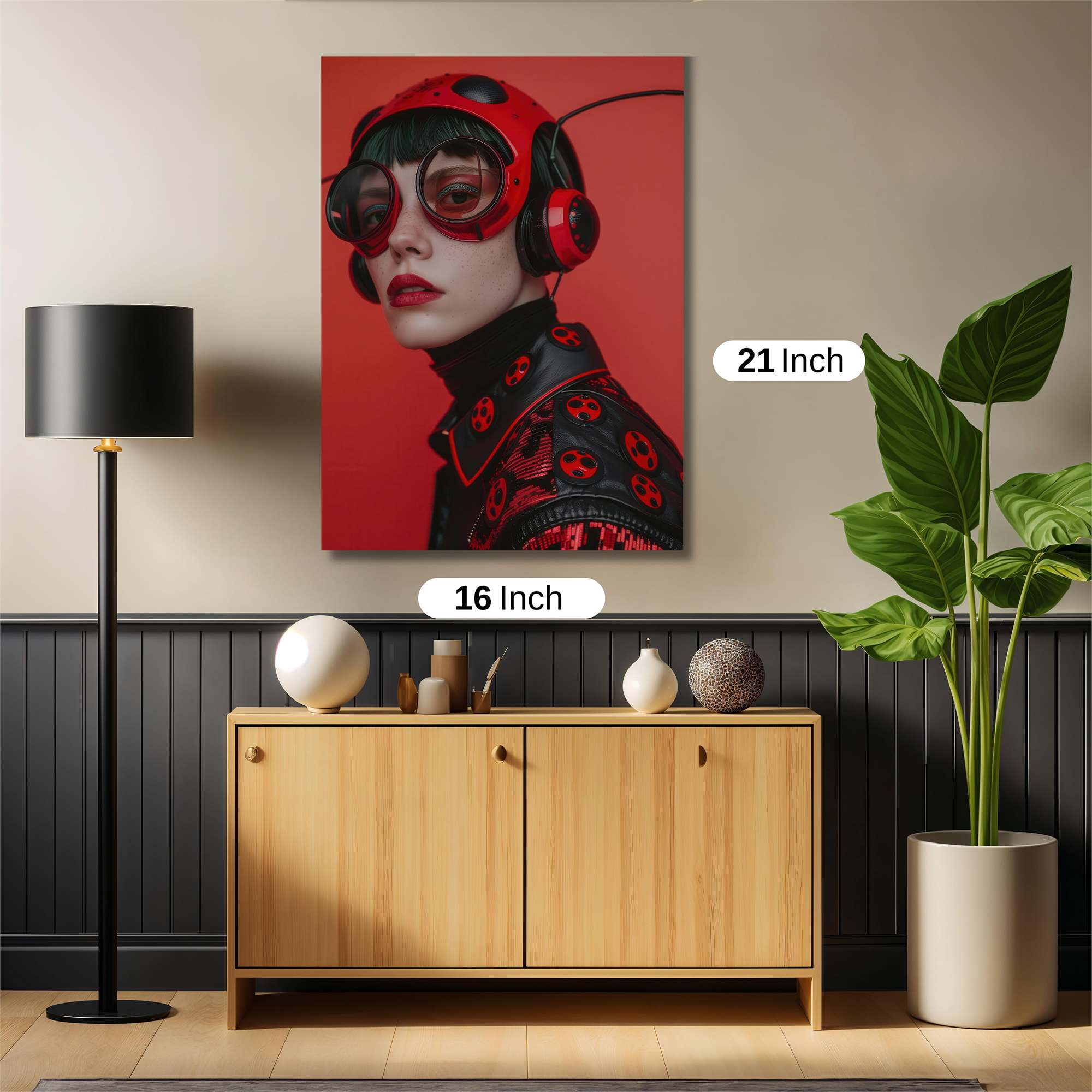 Ladybug Rebellion Safe Wall Magnetic / M
