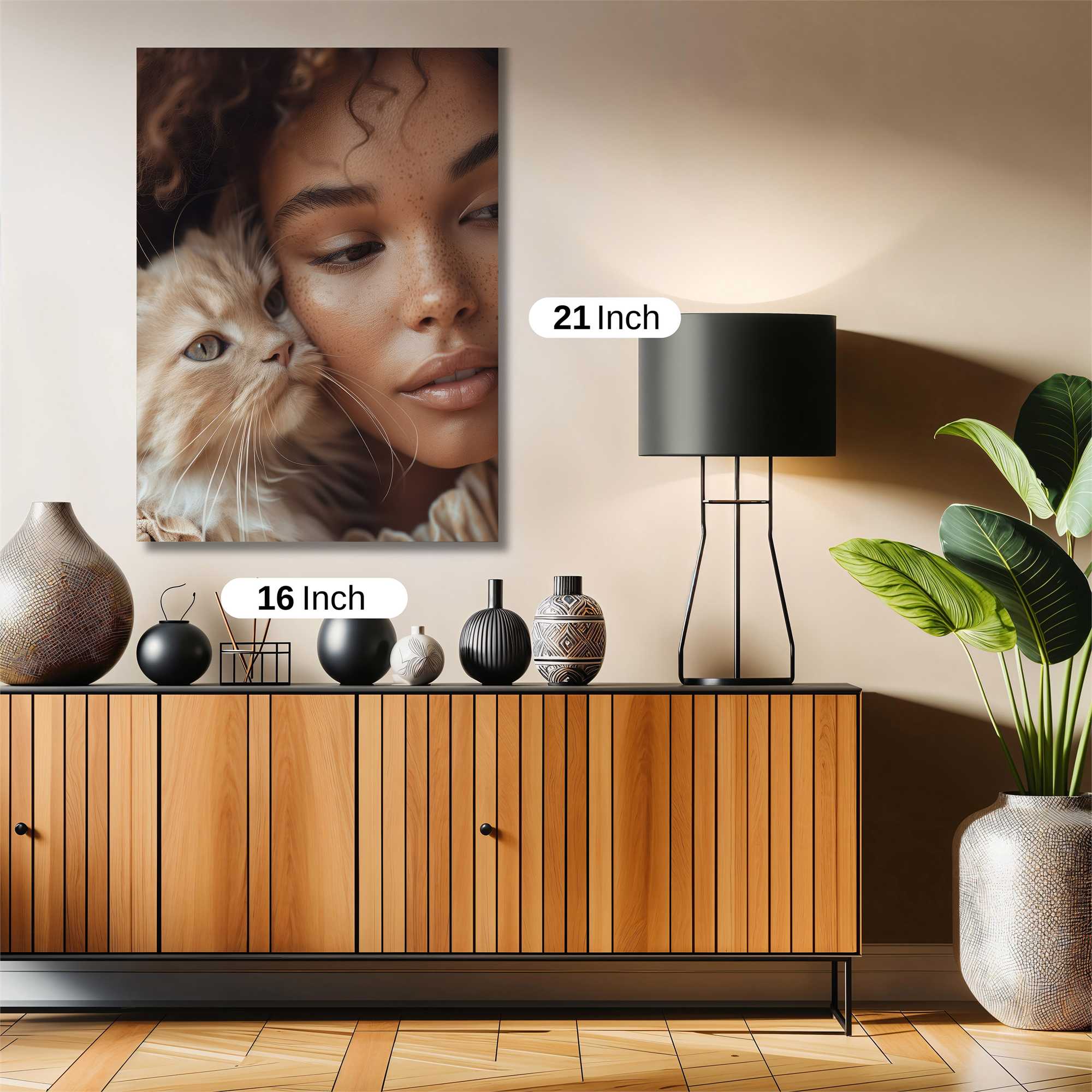 Feline Serenity Safe Wall Magnetic / M