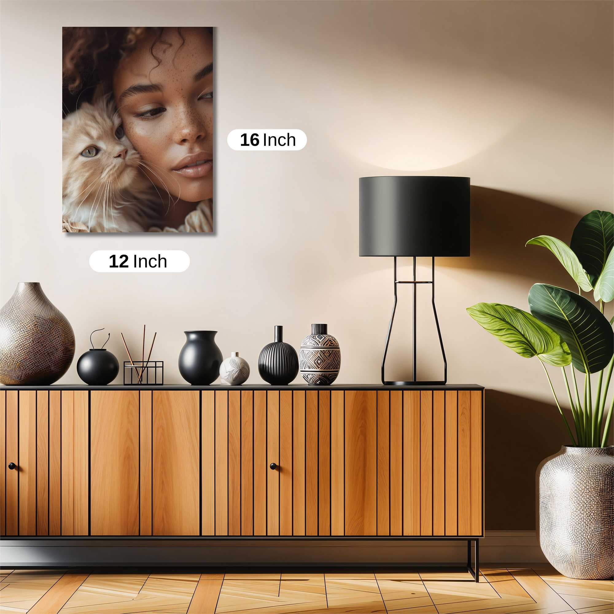 Feline Serenity Safe Wall Magnetic / M