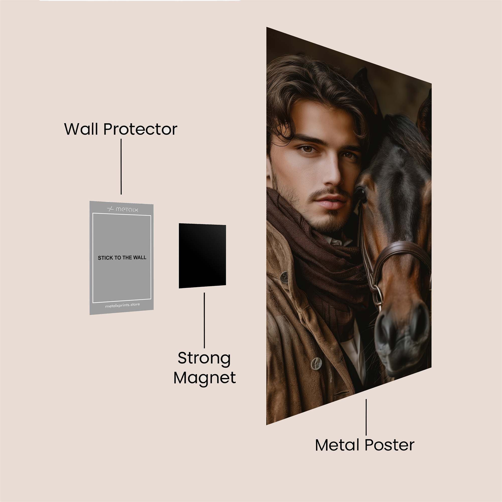 Equine Serenity Safe Wall Magnetic / M