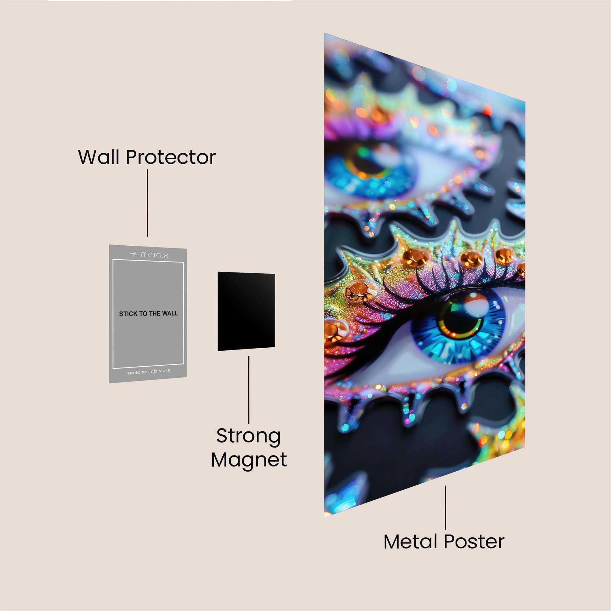 Gaze Radiant Safe Wall Magnetic / M