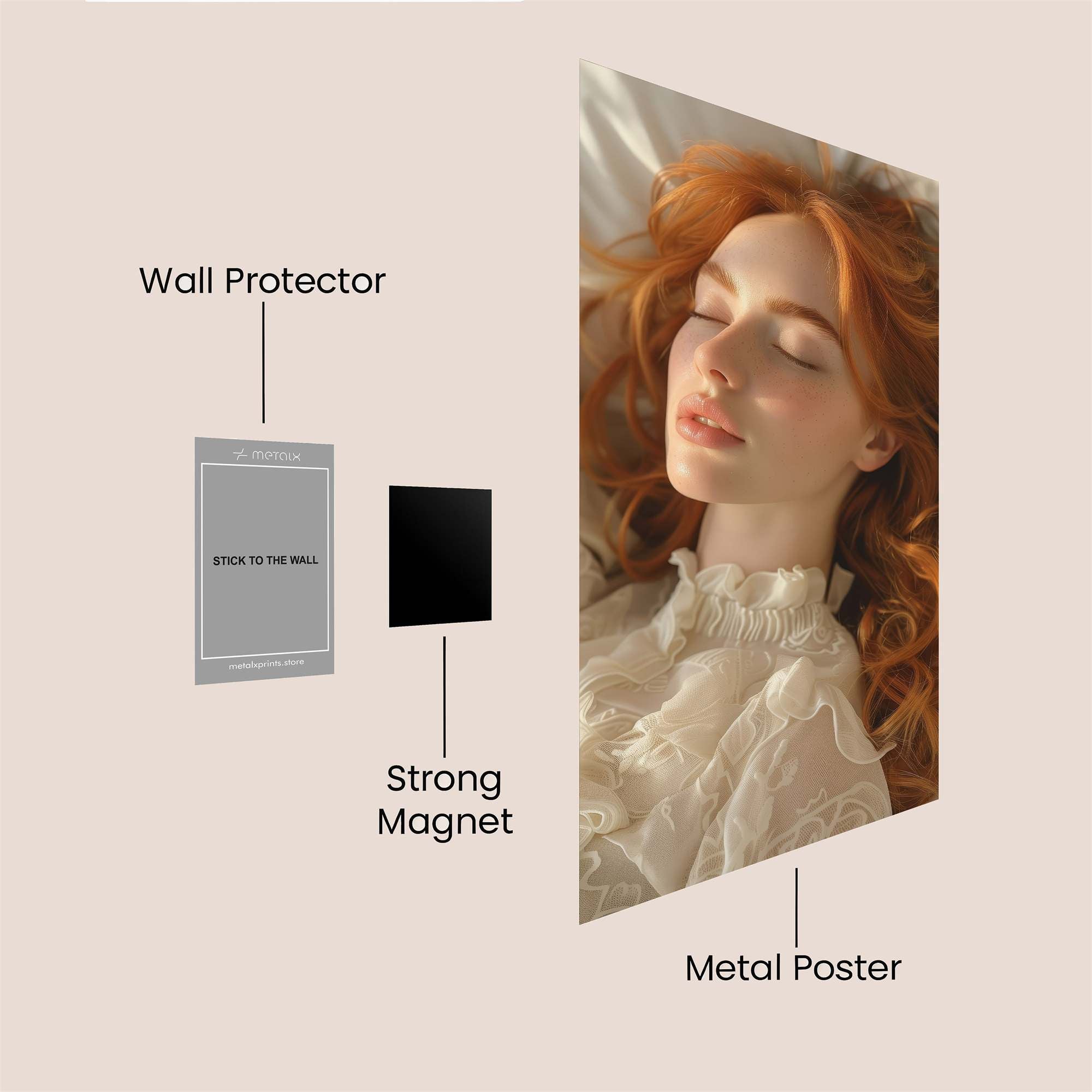 Fiery Serenity Safe Wall Magnetic / M