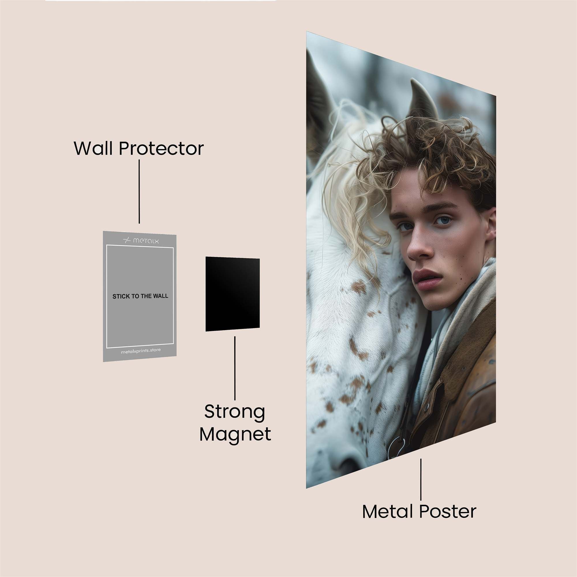 Equine Serenity Safe Wall Magnetic / M