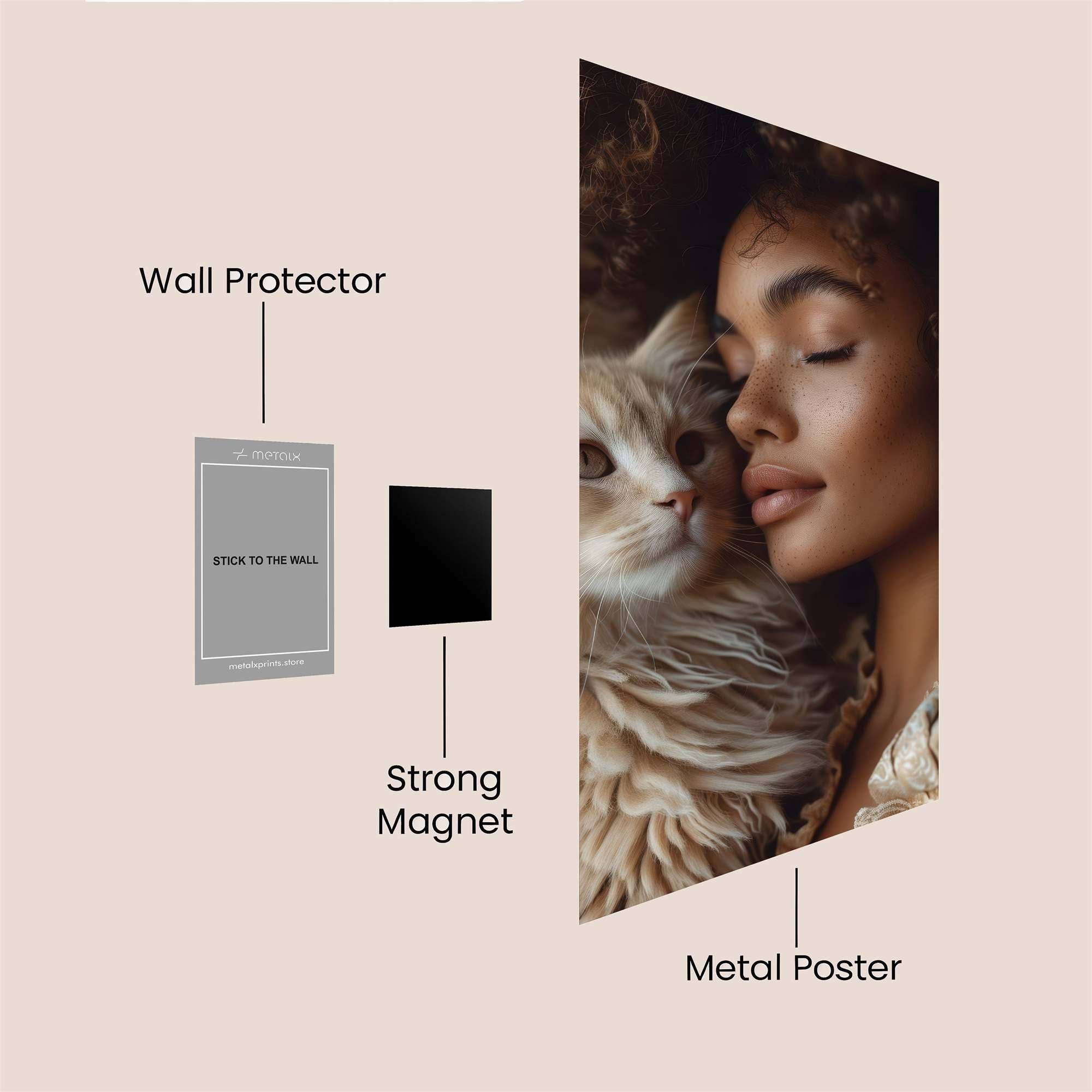 FelineSerenity Safe Wall Magnetic / M