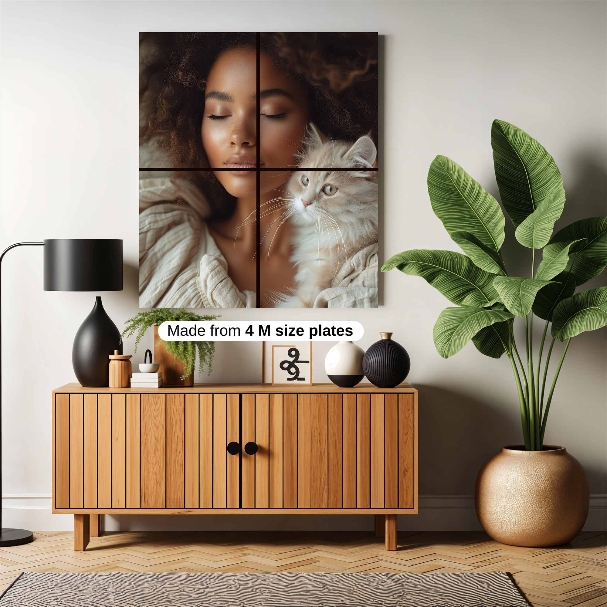 Feline Serenity Safe Wall Magnetic / M