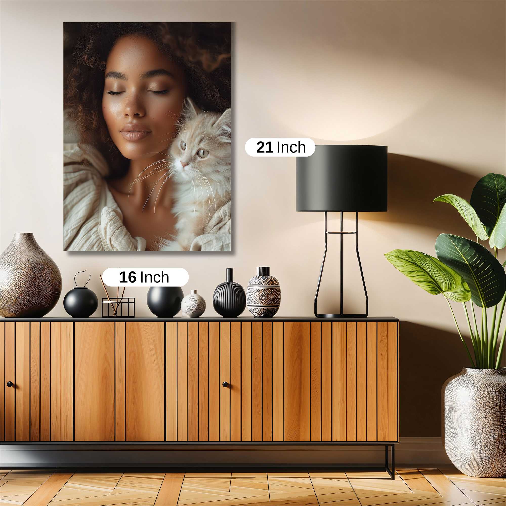 Feline Serenity Safe Wall Magnetic / M