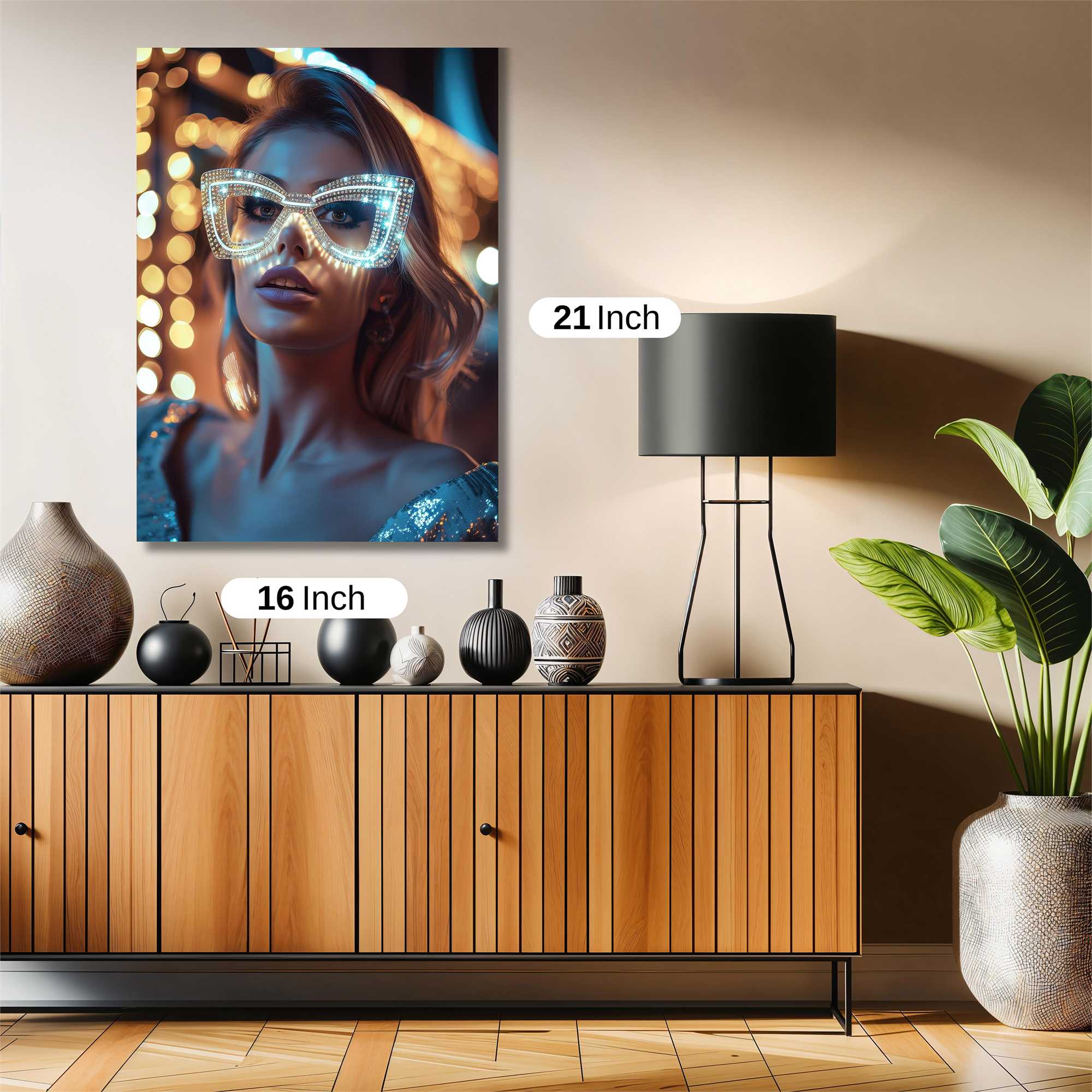 Glamour Glow Safe Wall Magnetic / M