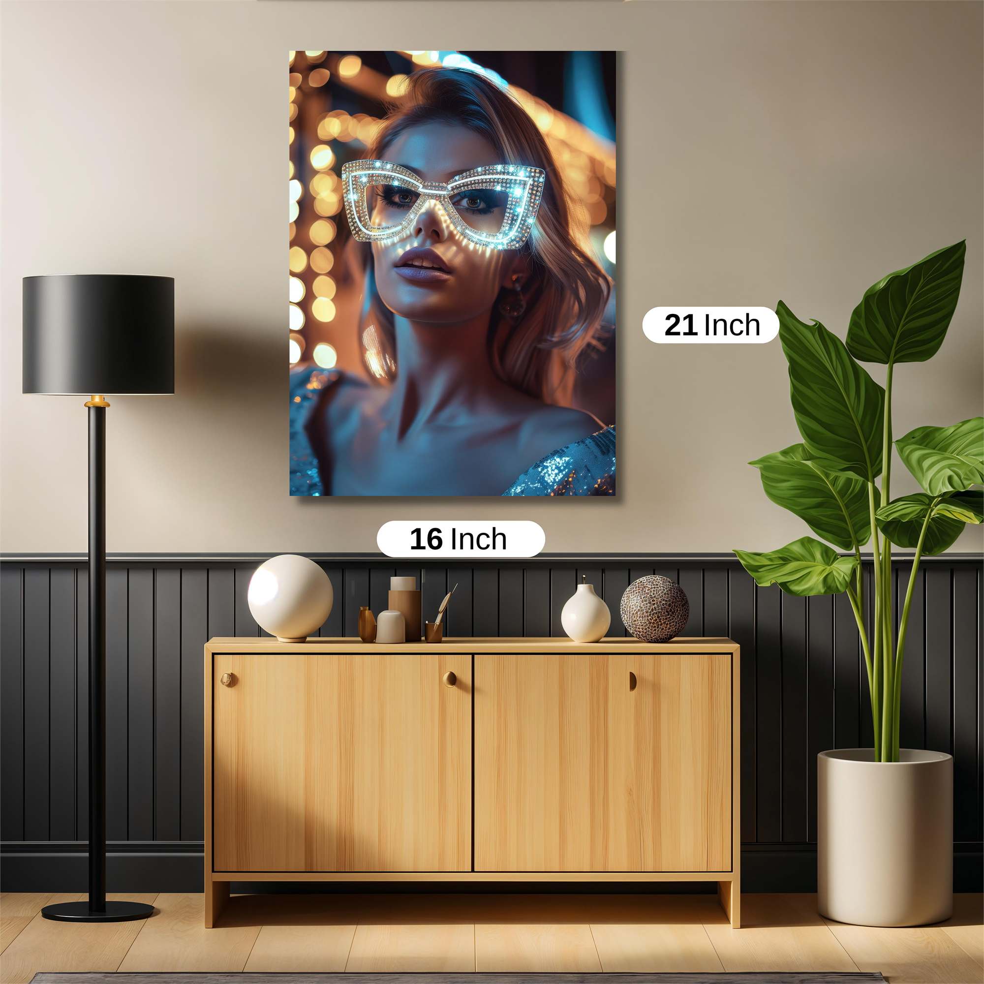 Glamour Glow Safe Wall Magnetic / M