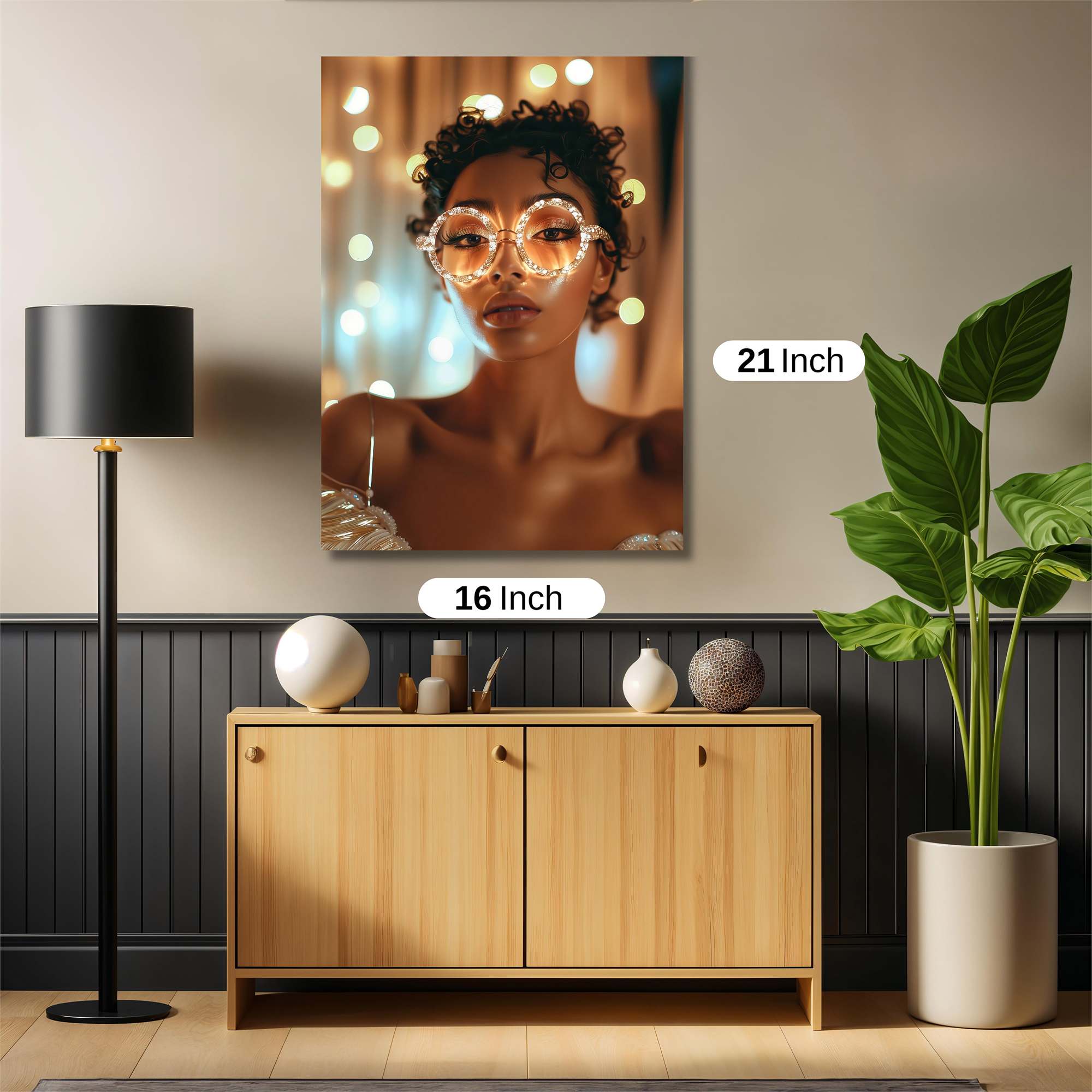 Glamour Glow Safe Wall Magnetic / M