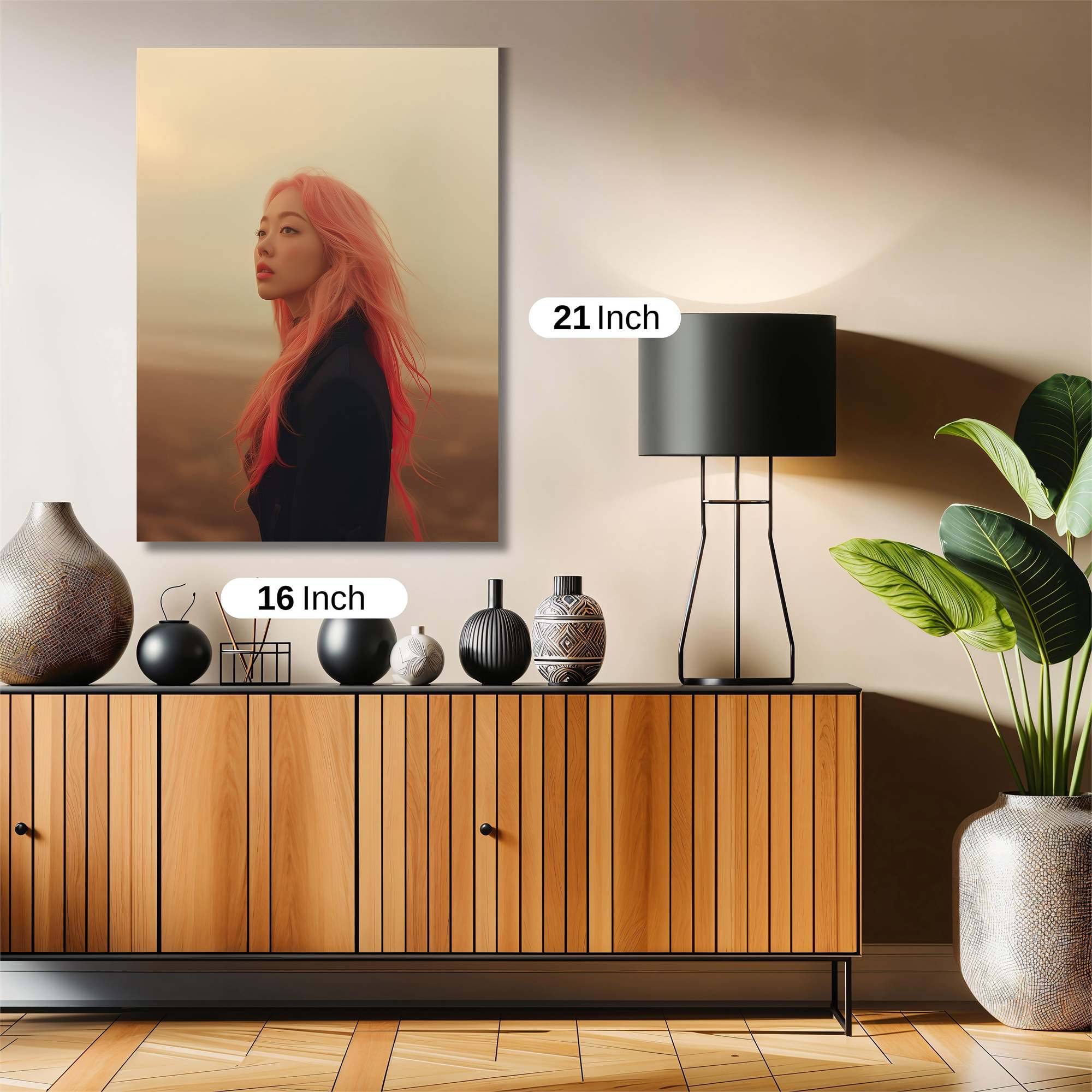 Pink Serenity Safe Wall Magnetic / M