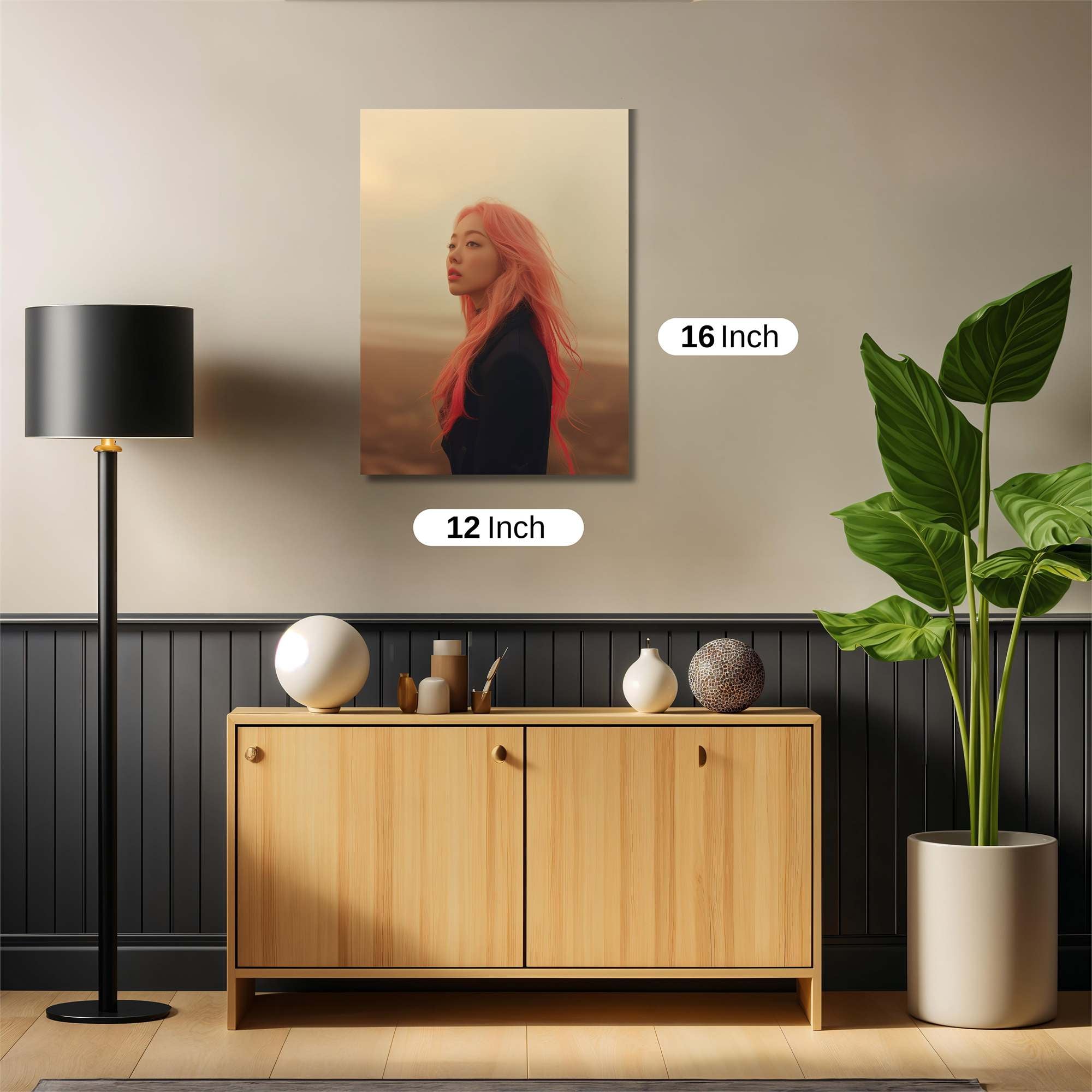 Pink Serenity Safe Wall Magnetic / M