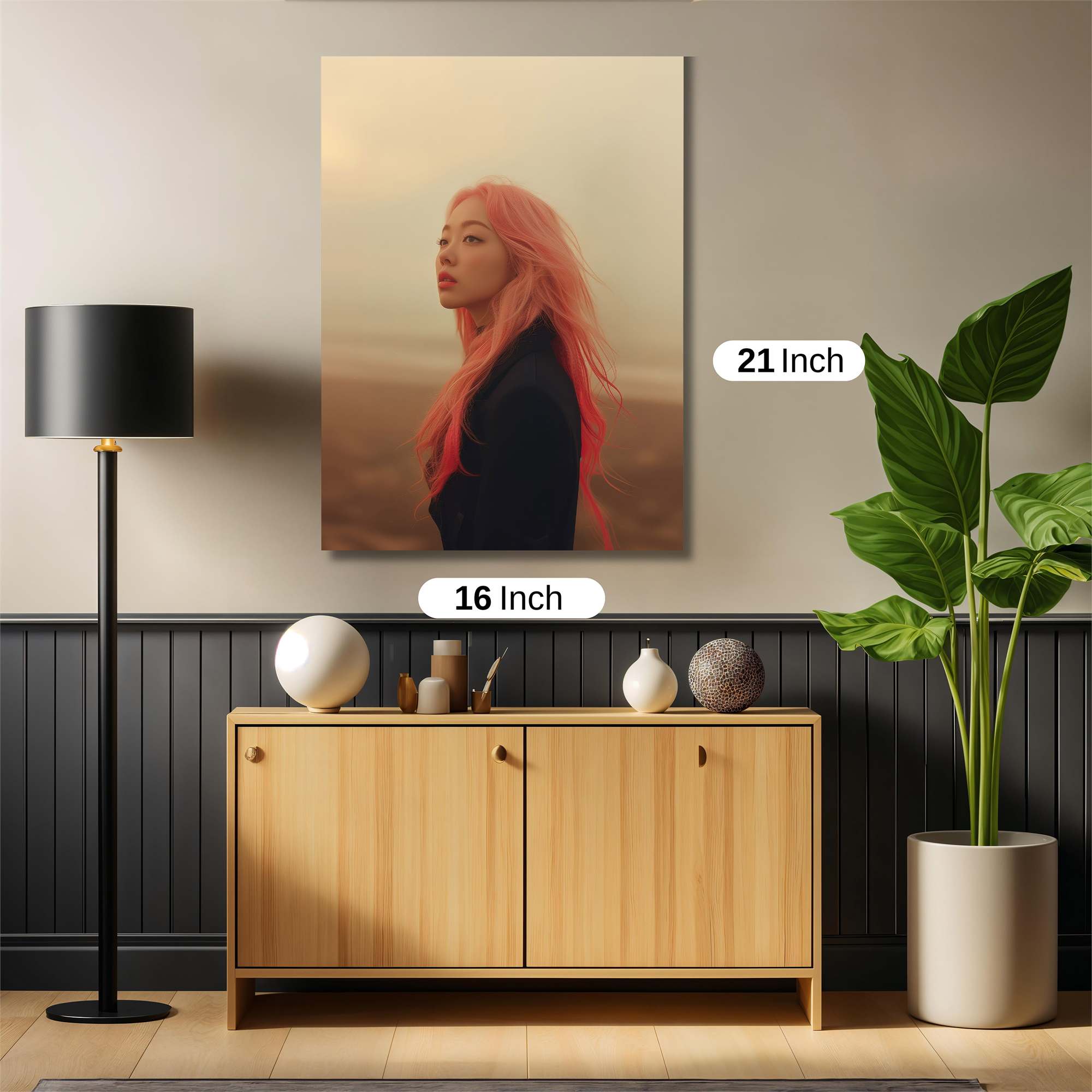 Pink Serenity Safe Wall Magnetic / M