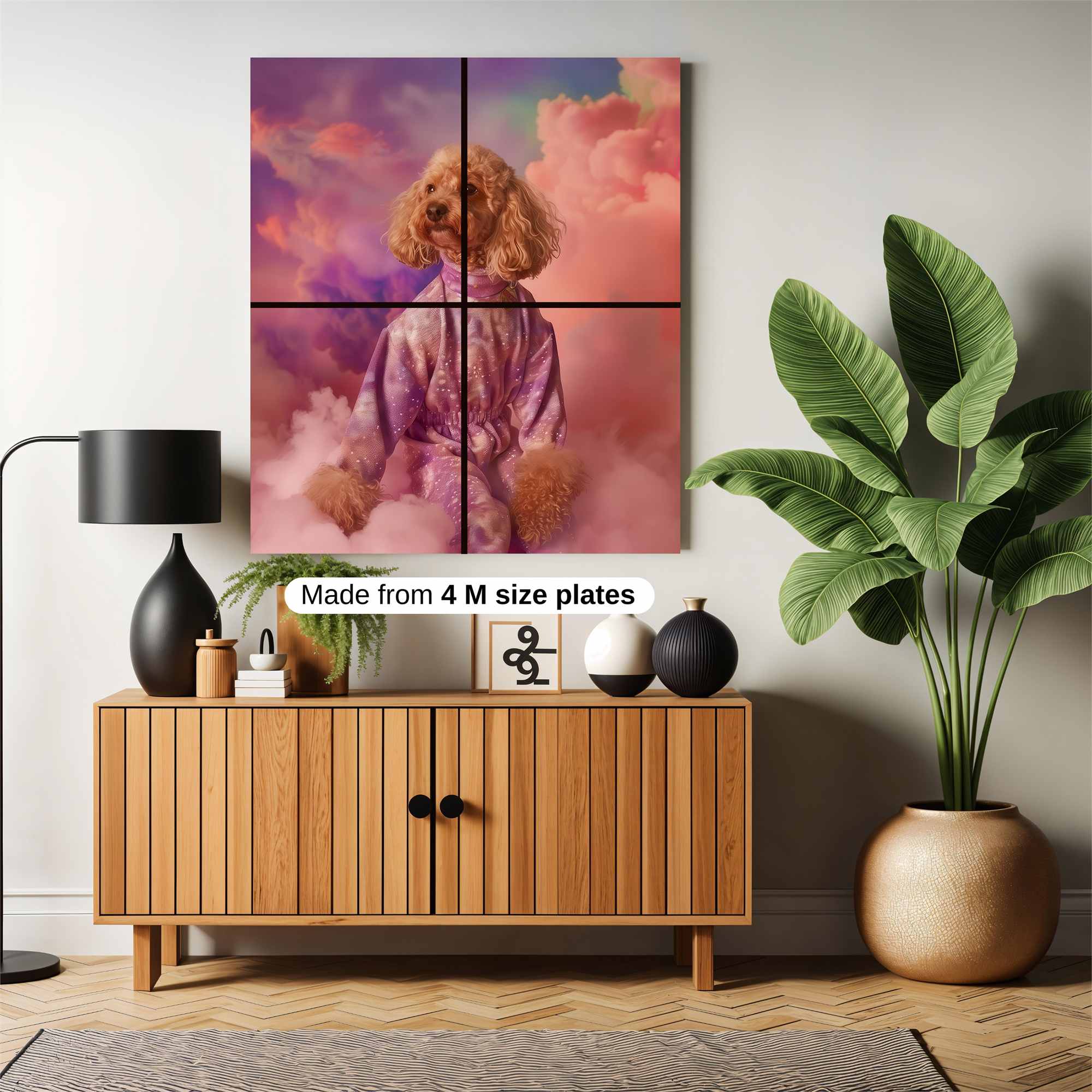 Poodle Dream Safe Wall Magnetic / M