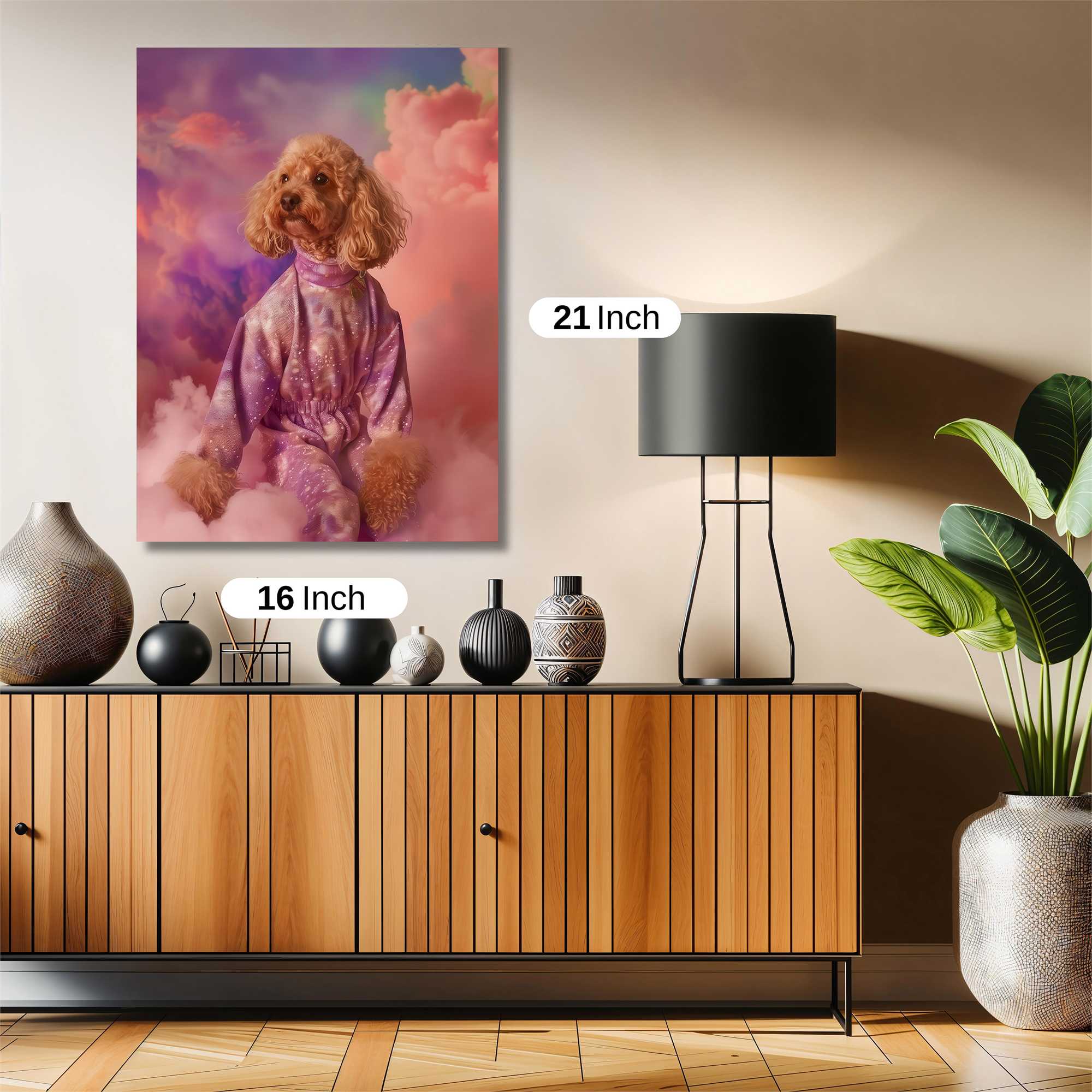 Poodle Dream Safe Wall Magnetic / M
