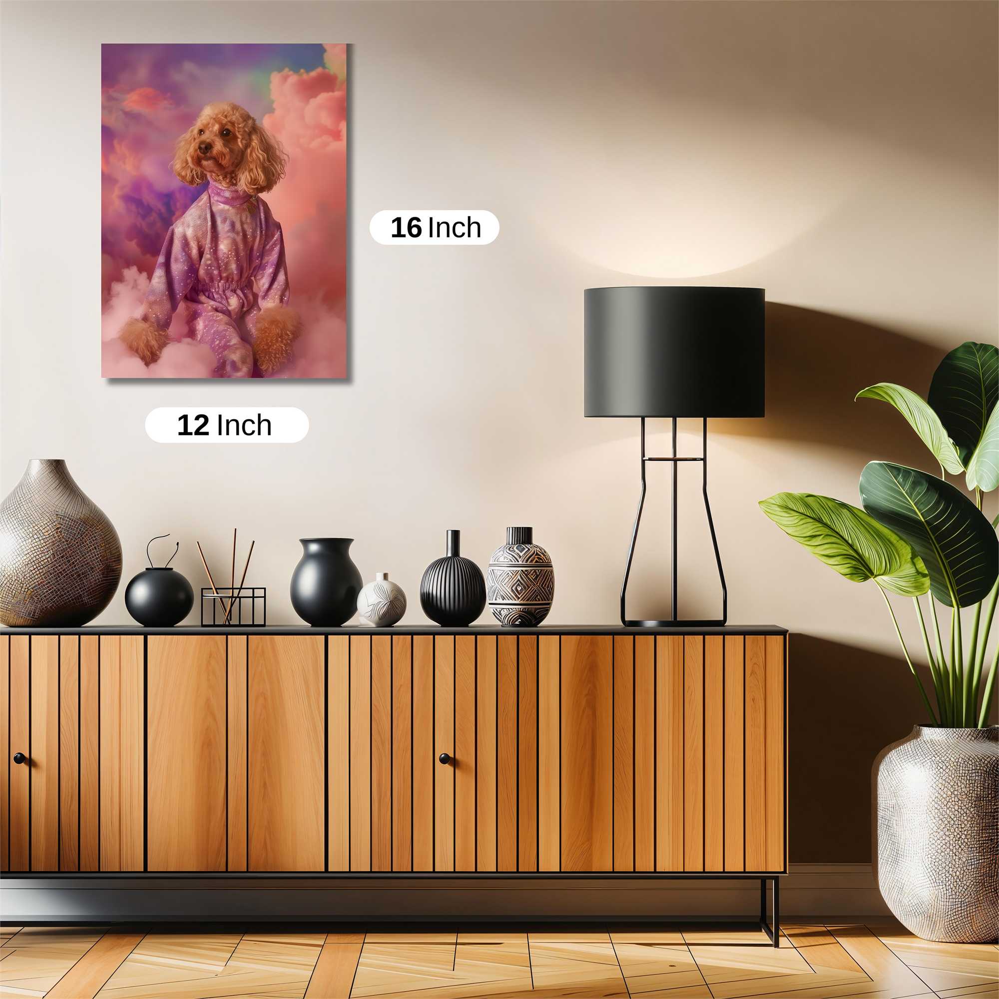 Poodle Dream Safe Wall Magnetic / M