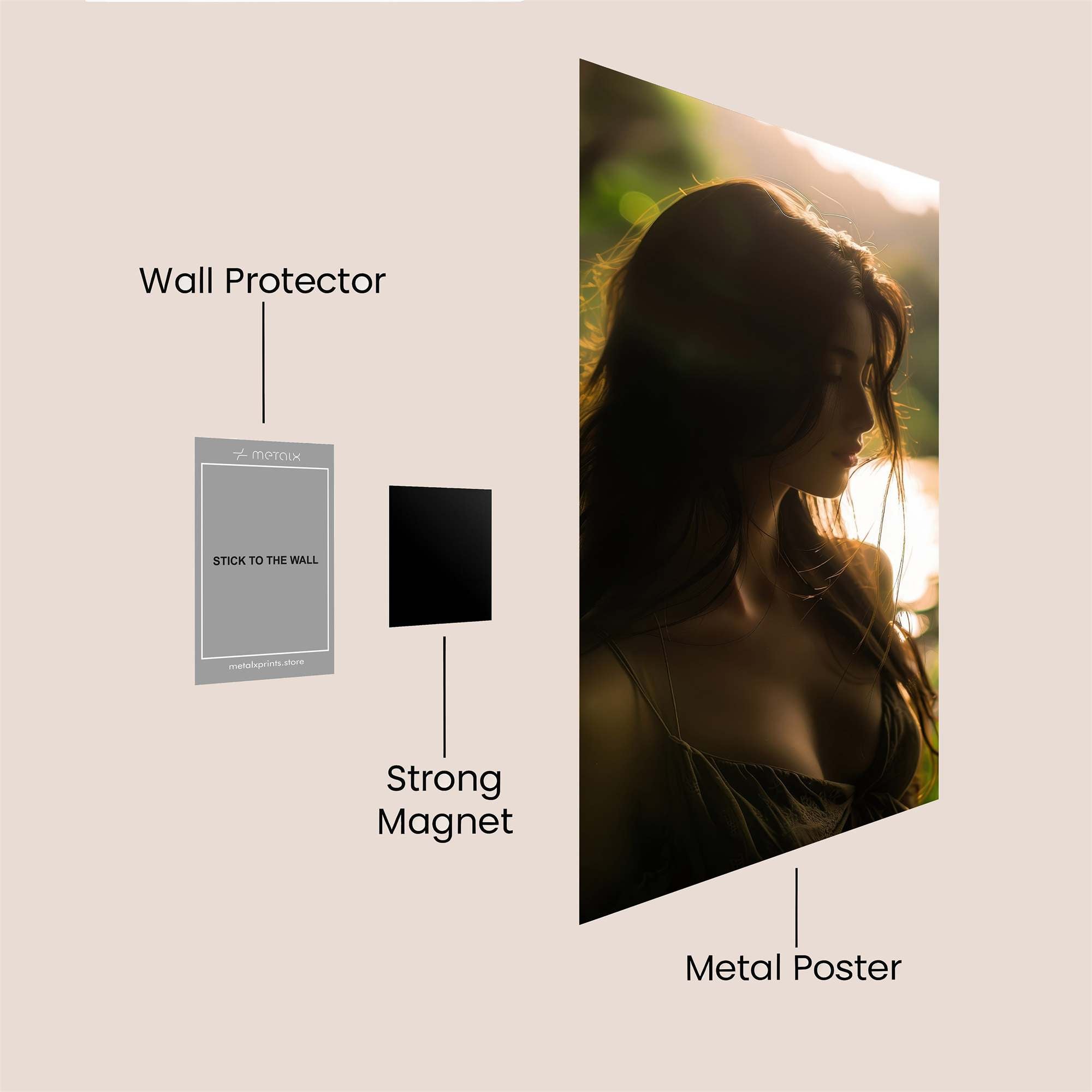 Sunset Serenity Safe Wall Magnetic / M