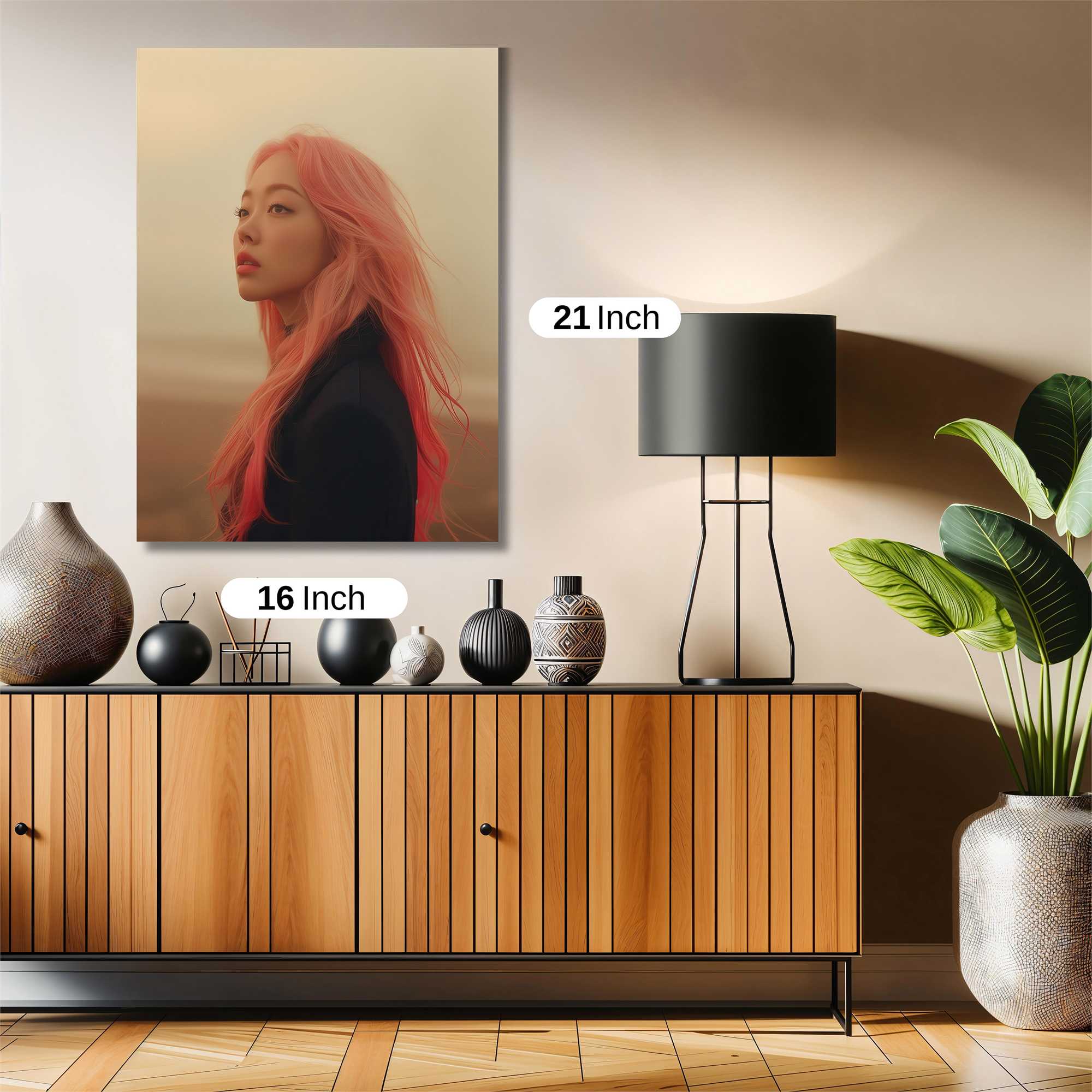Pink Serenity Safe Wall Magnetic / M