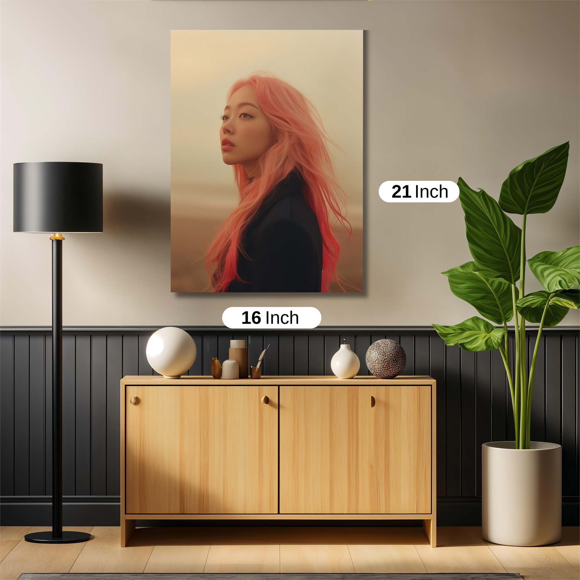Pink Serenity Safe Wall Magnetic / M