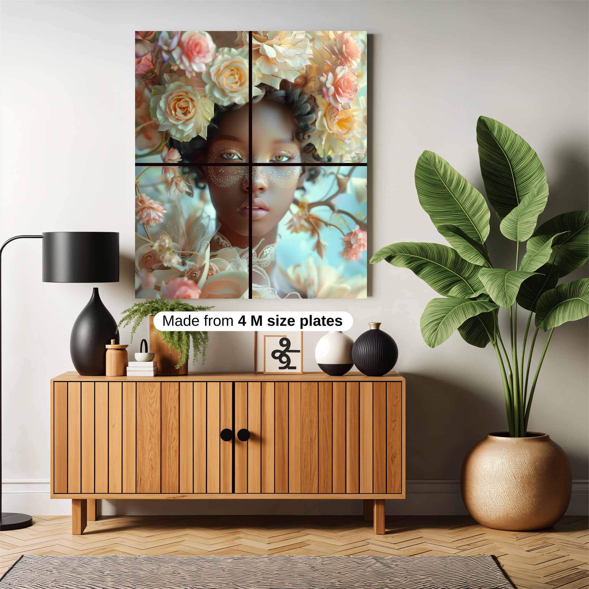 Floral Enchantment Safe Wall Magnetic / M