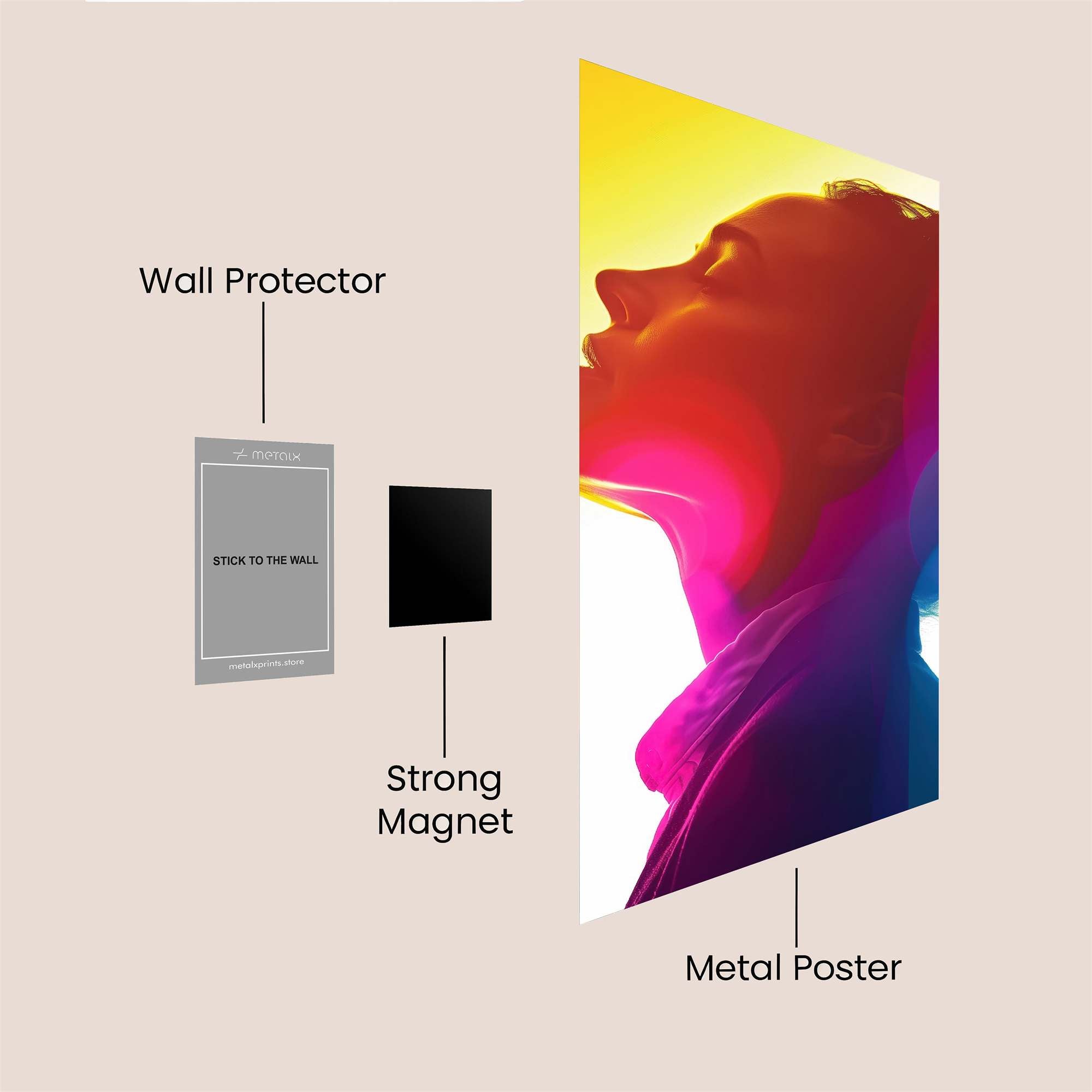 Sunrise Serenity Safe Wall Magnetic / M