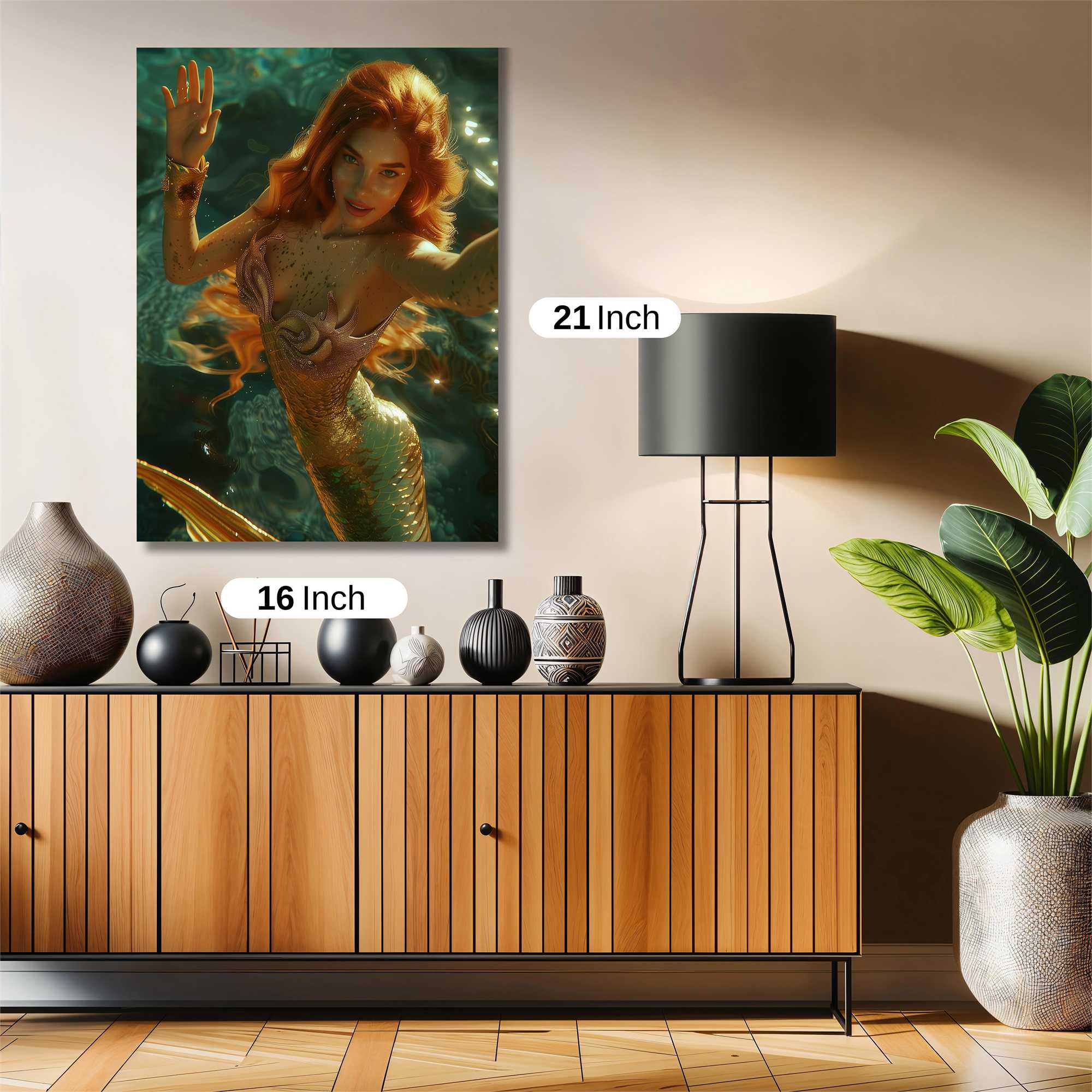 Mermaid Radiant Safe Wall Magnetic / M