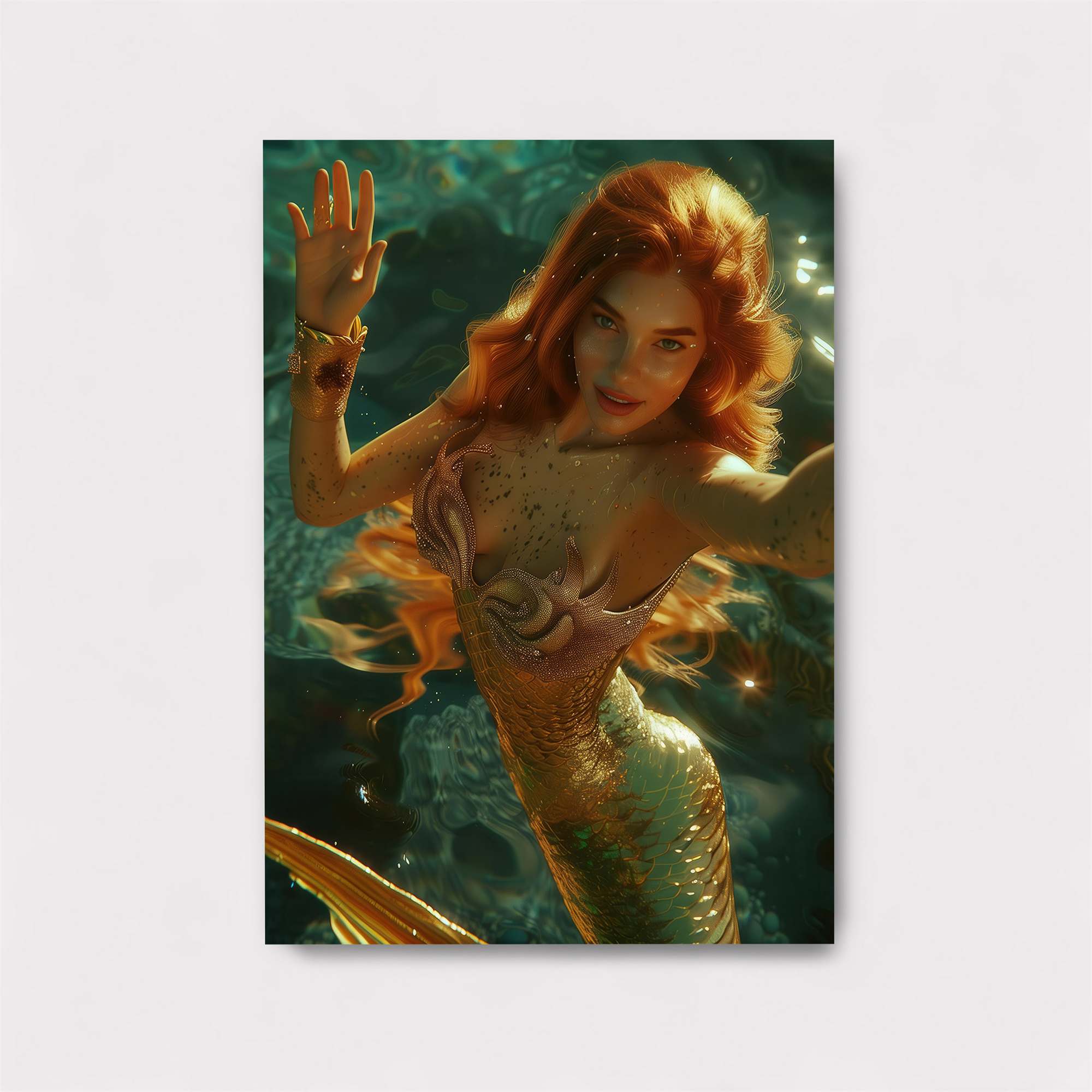 Mermaid Radiant Safe Wall Magnetic / M