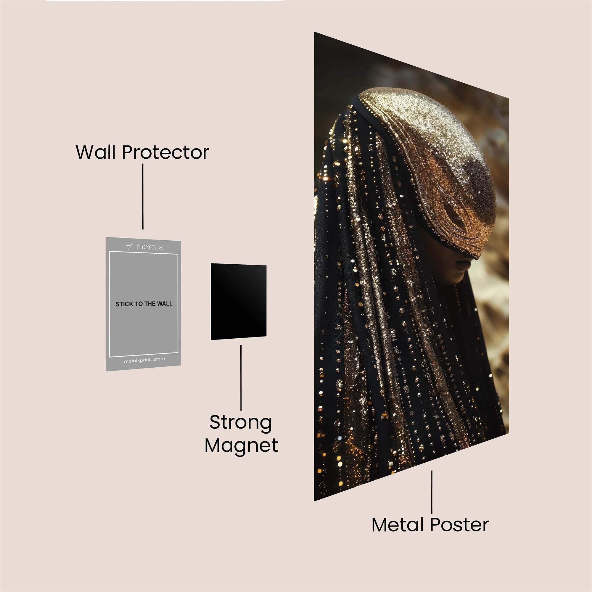Stardust Mystery Safe Wall Magnetic / M