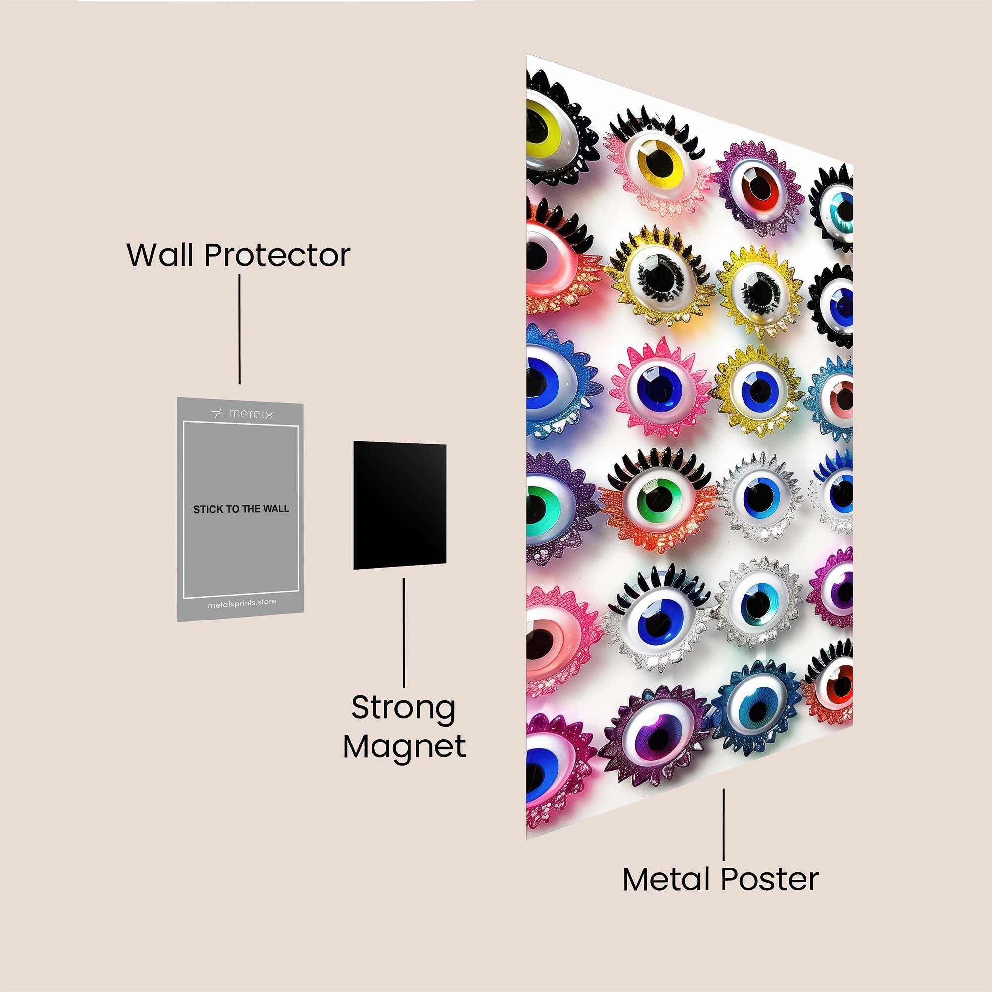 Eye Parade Safe Wall Magnetic / M