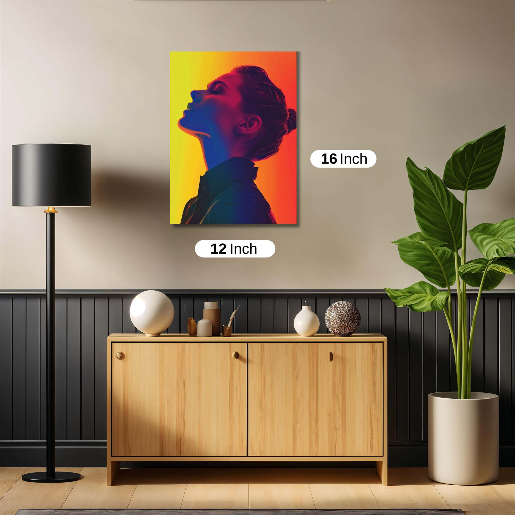 Silhouette Serenity Safe Wall Magnetic / M