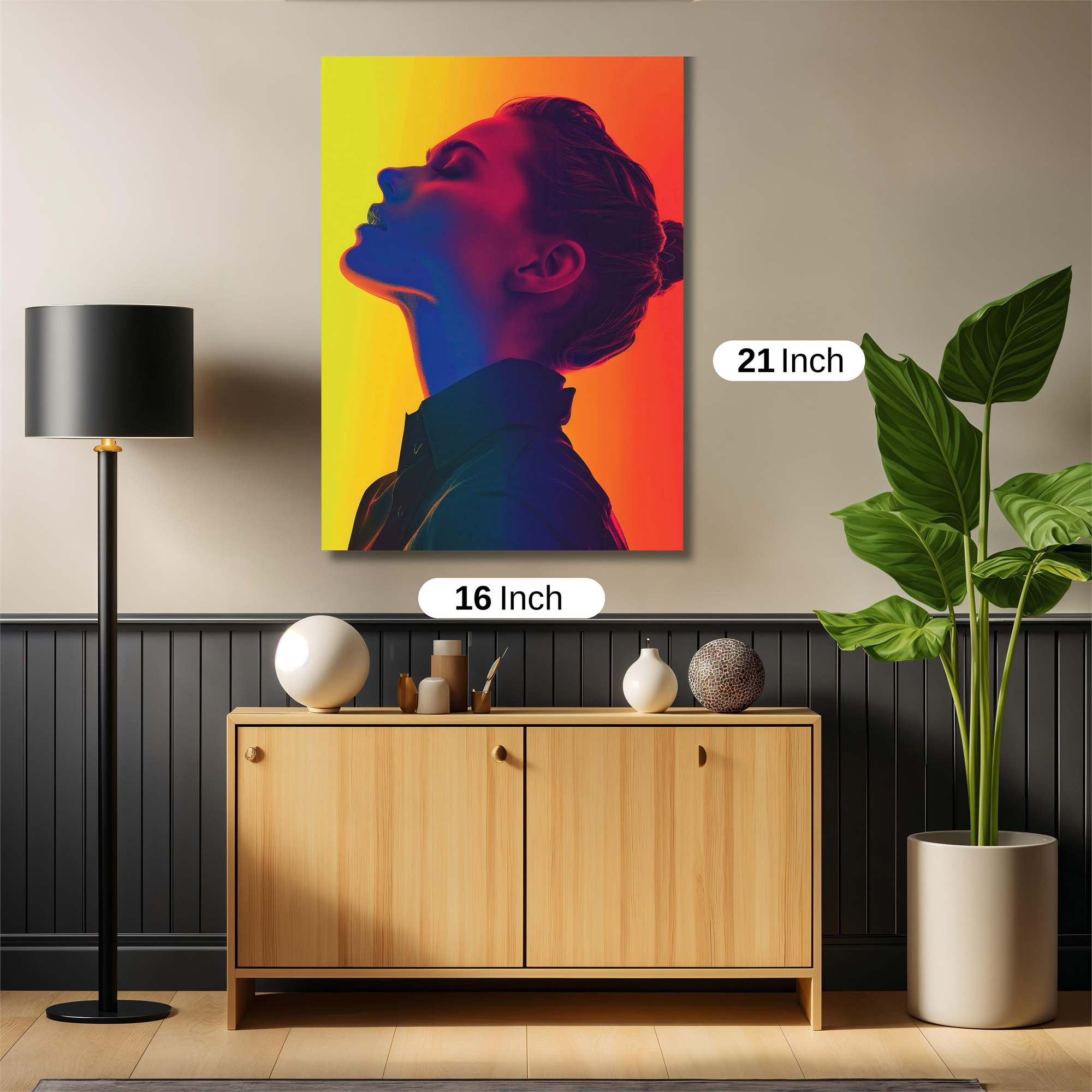 Silhouette Serenity Safe Wall Magnetic / M