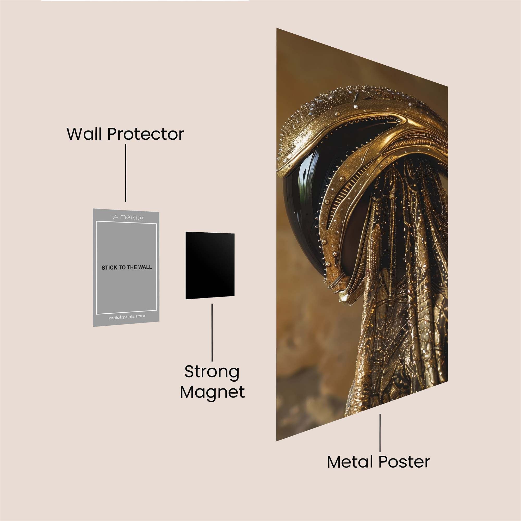 Alien Majesty Safe Wall Magnetic / M