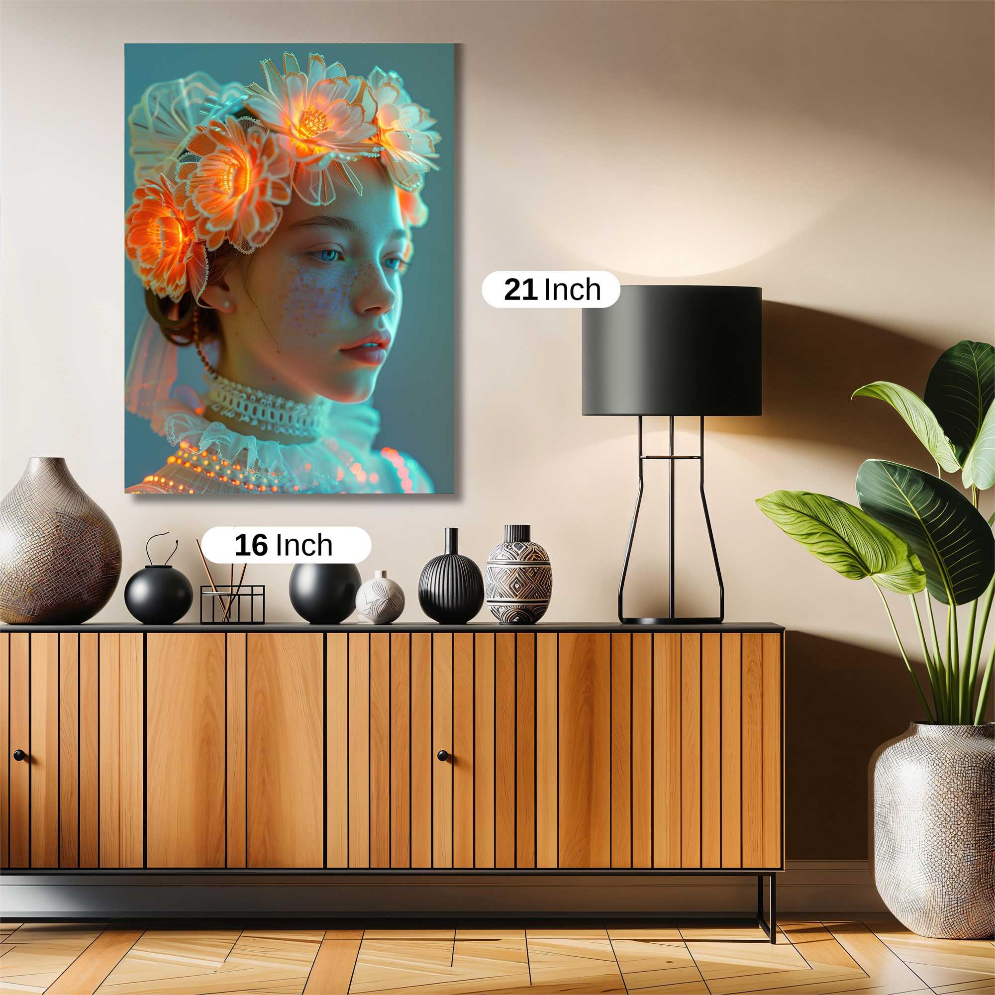 Flower Glow Safe Wall Magnetic / M
