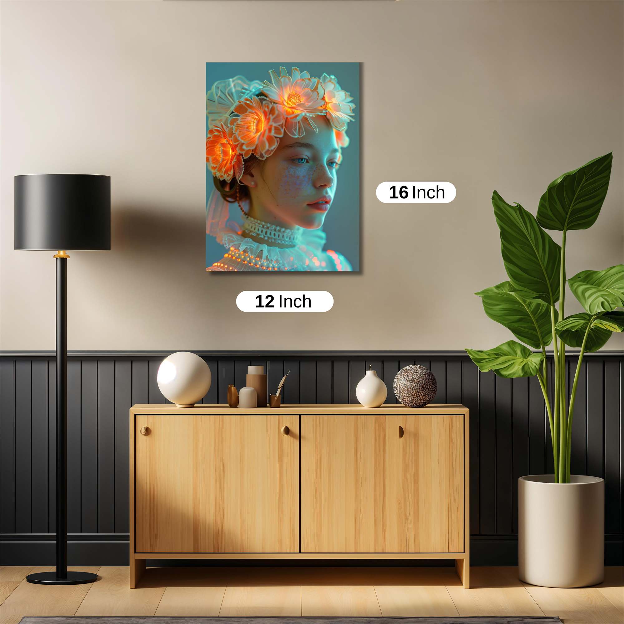Flower Glow Safe Wall Magnetic / M