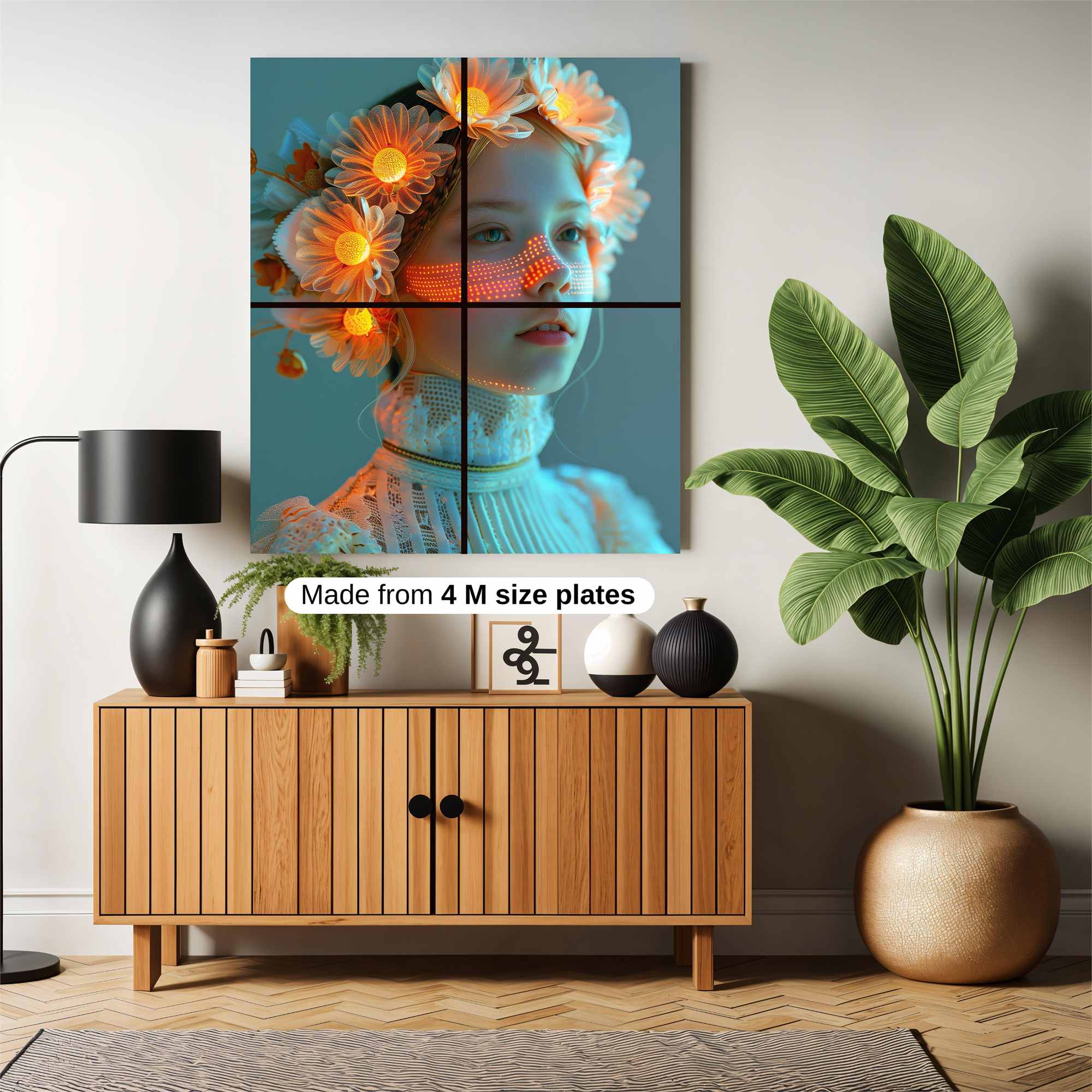 Flower Enigma Safe Wall Magnetic / M